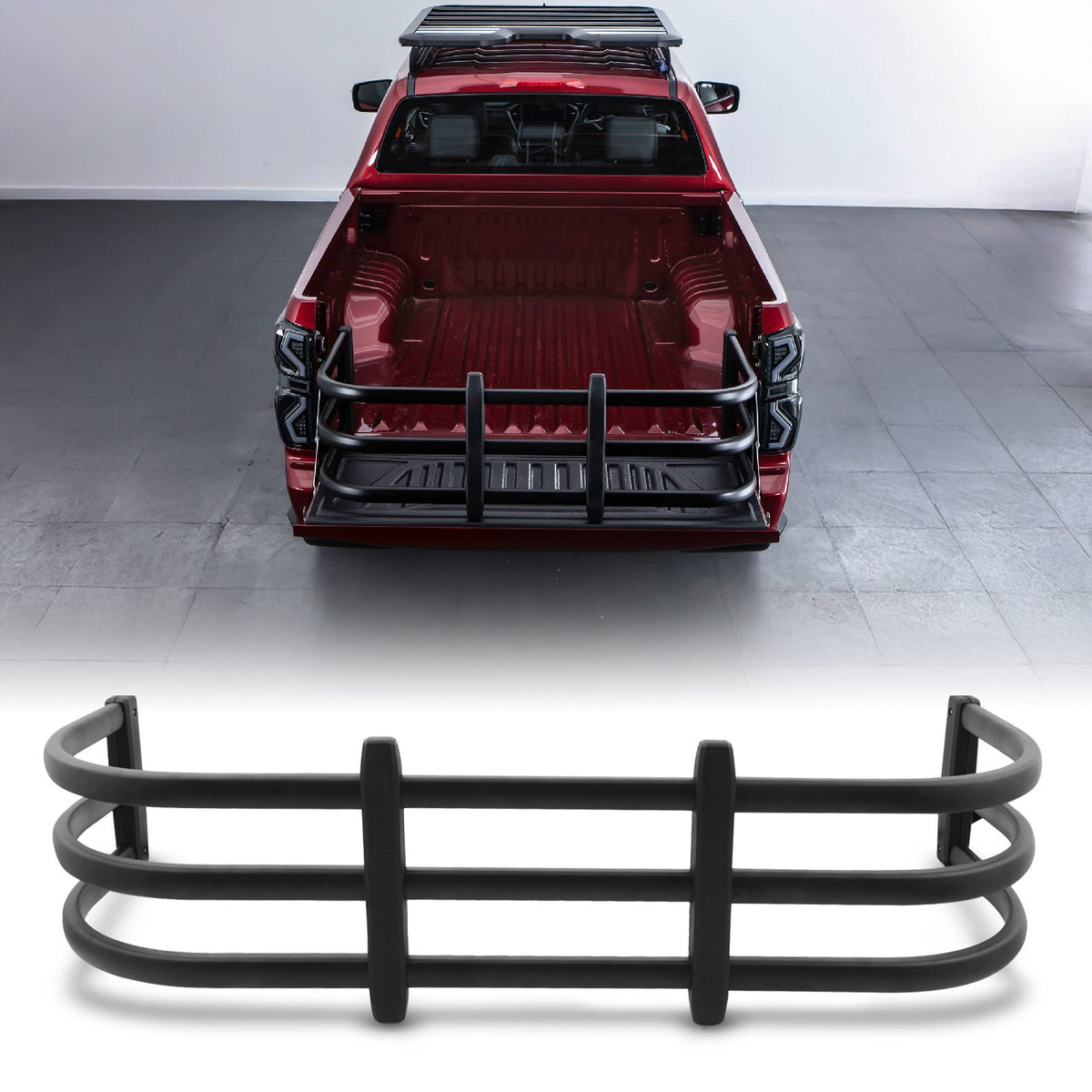 Black Universal Pickup Bed Extender Cage