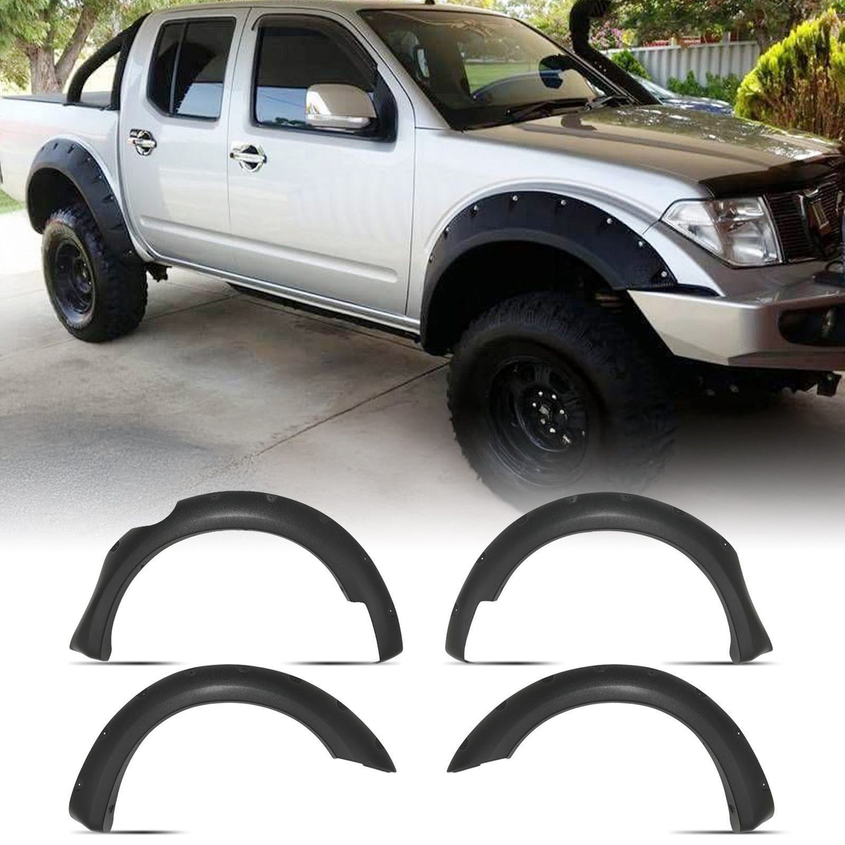 Wide Body Arch Fender Flare Kit for Nissan Navara D40 08-12