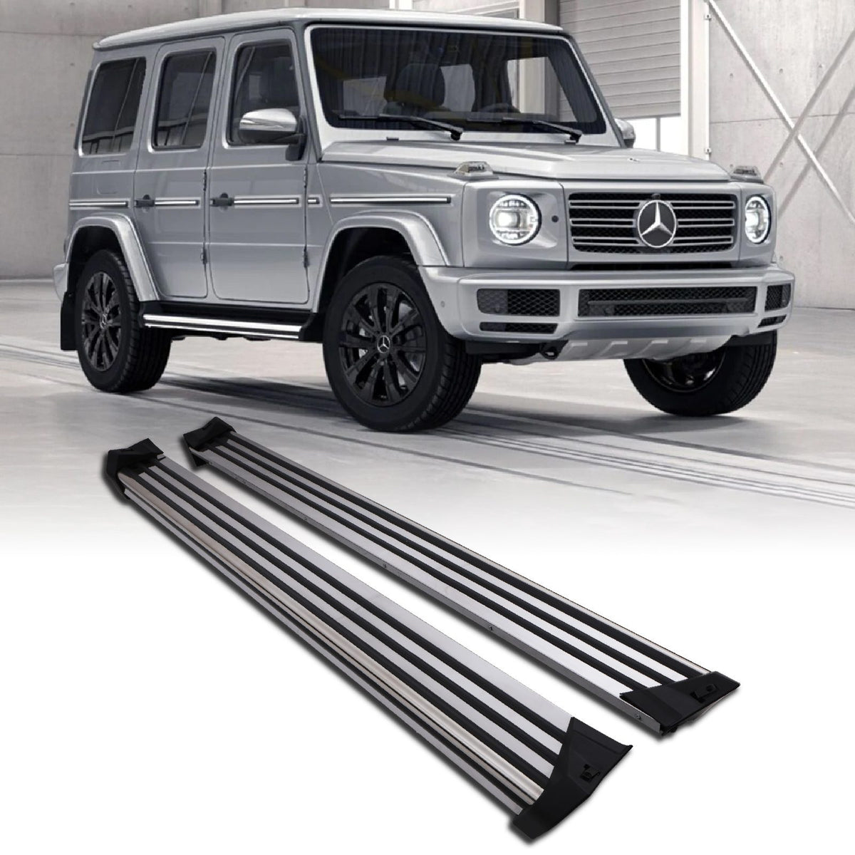 OE Style Side Steps for Mercedes Benz G Wagon W463 19+
