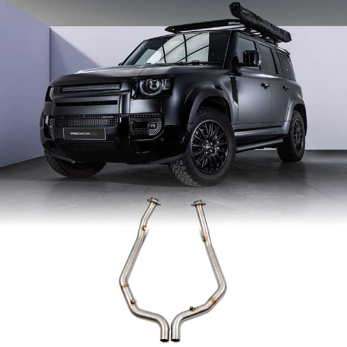 Exhaust Decat Pipes for Land Rover Defender 5.0 V8 L663 2020+