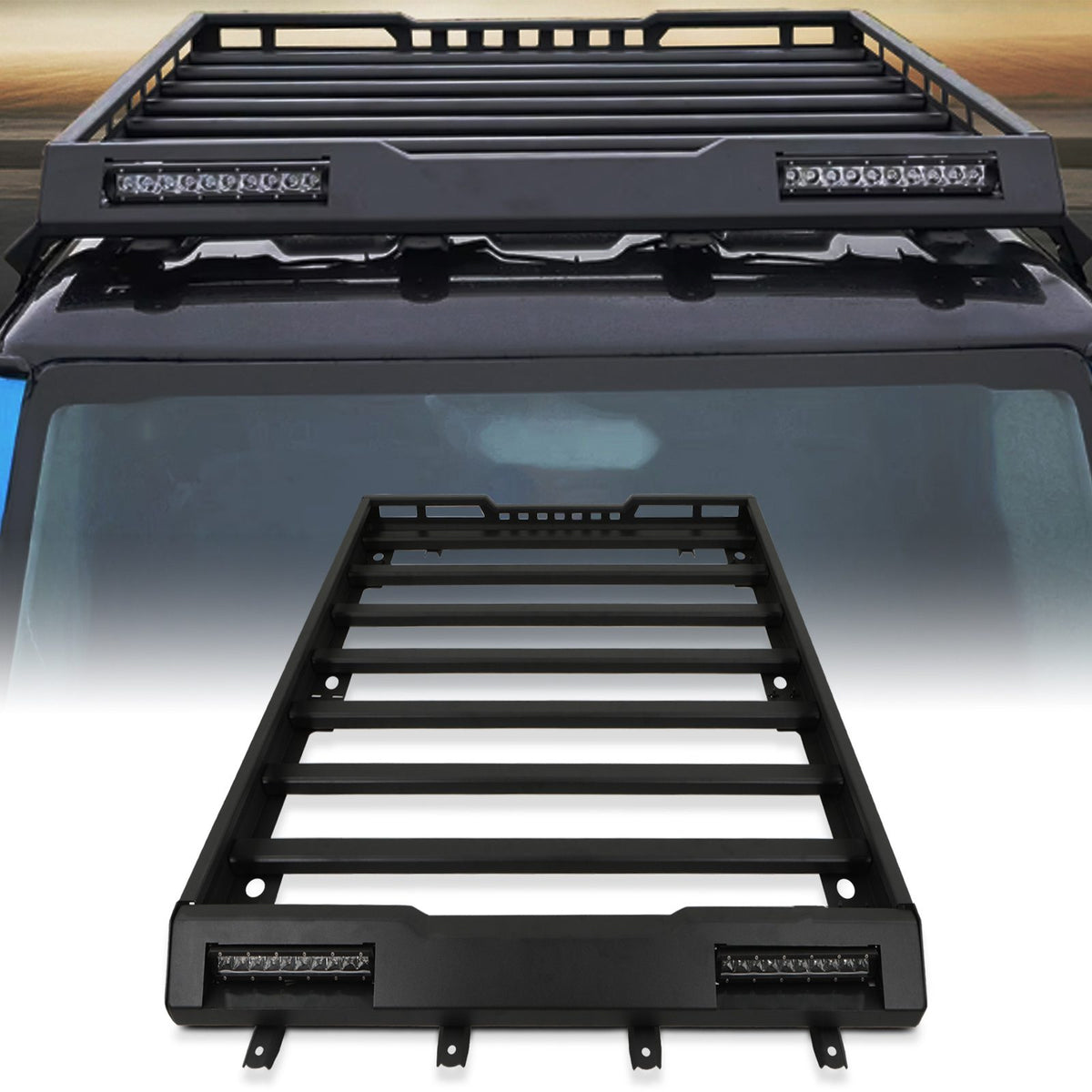 Twin LED Roof Rack for Suzuki Jimny JB64 2018+