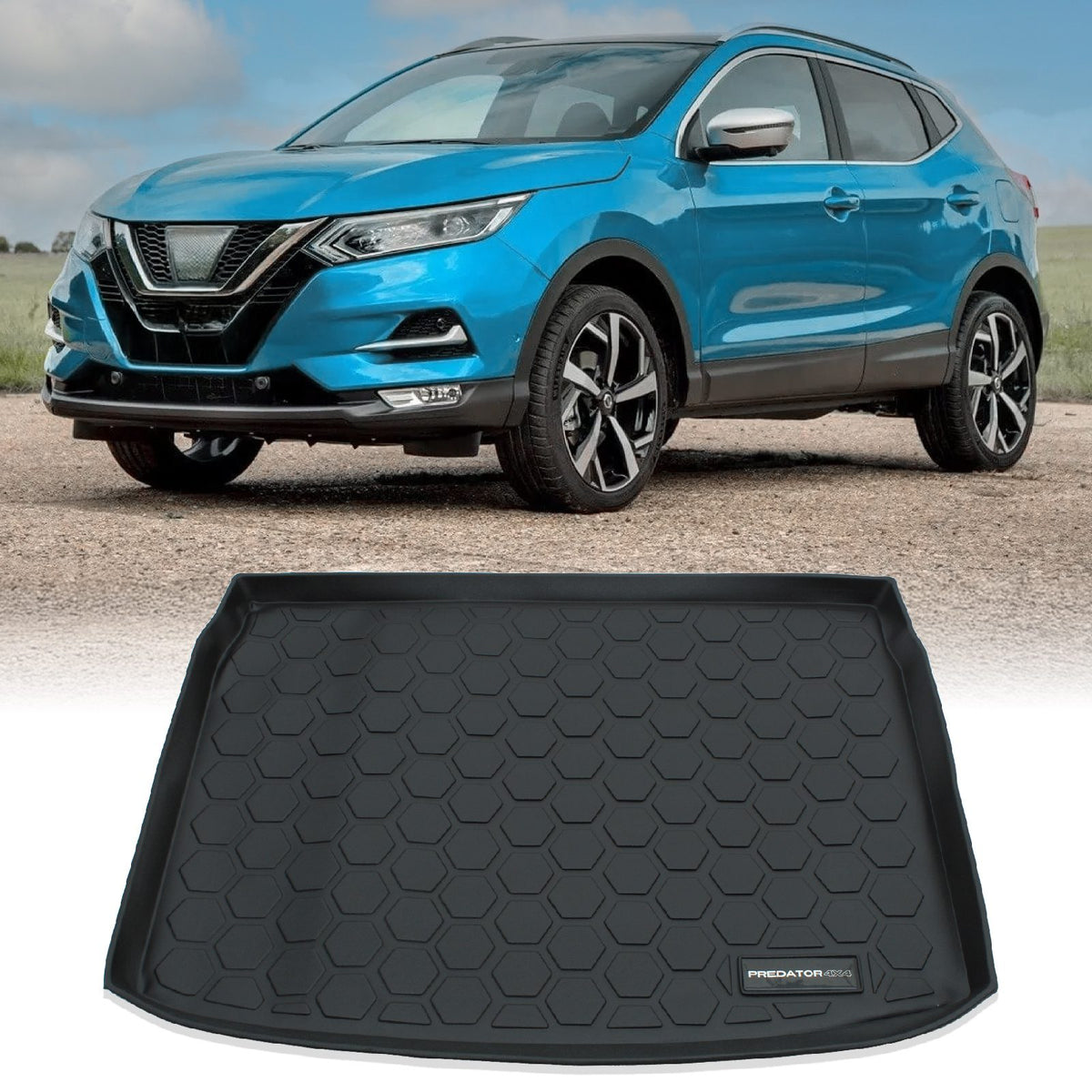 Boot Floor Mat for Nissan Qashqai MK2 J11 2013-2020
