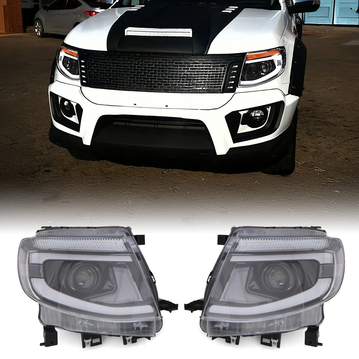 LED Headlights for Ford Ranger T6 12-15