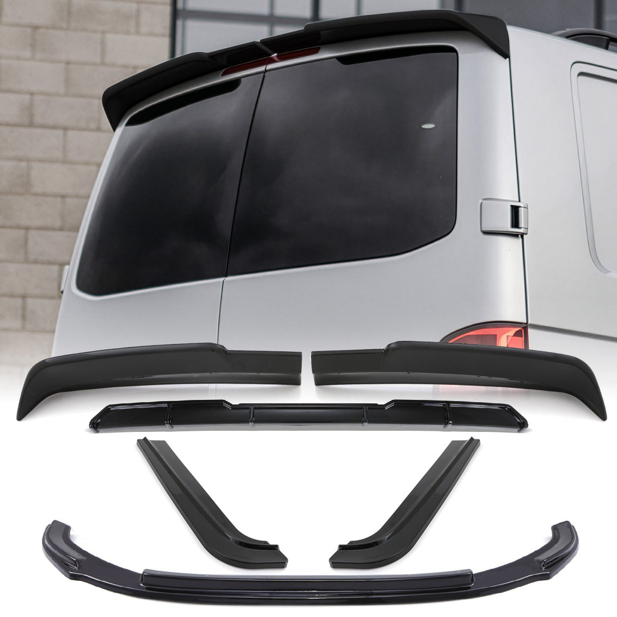 Front & Rear Aero Body Kit for VW Transporter T6 / T6.1 Barn Door 2016+