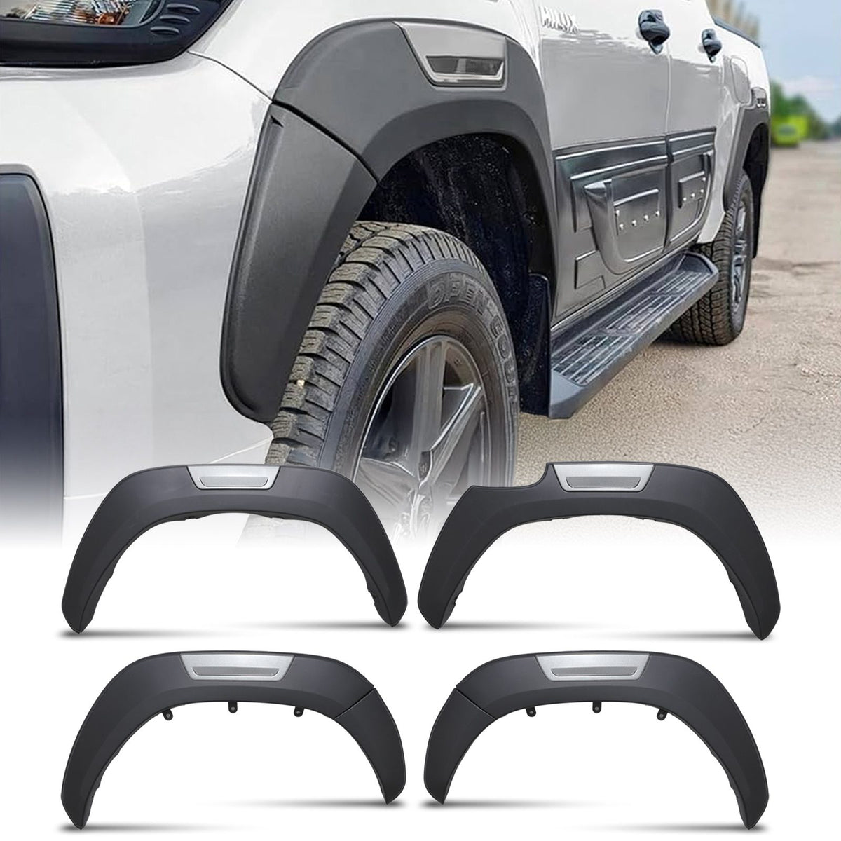 GR Style Wheel Arches Kit for Toyota Hilux Revo MK9 2021+