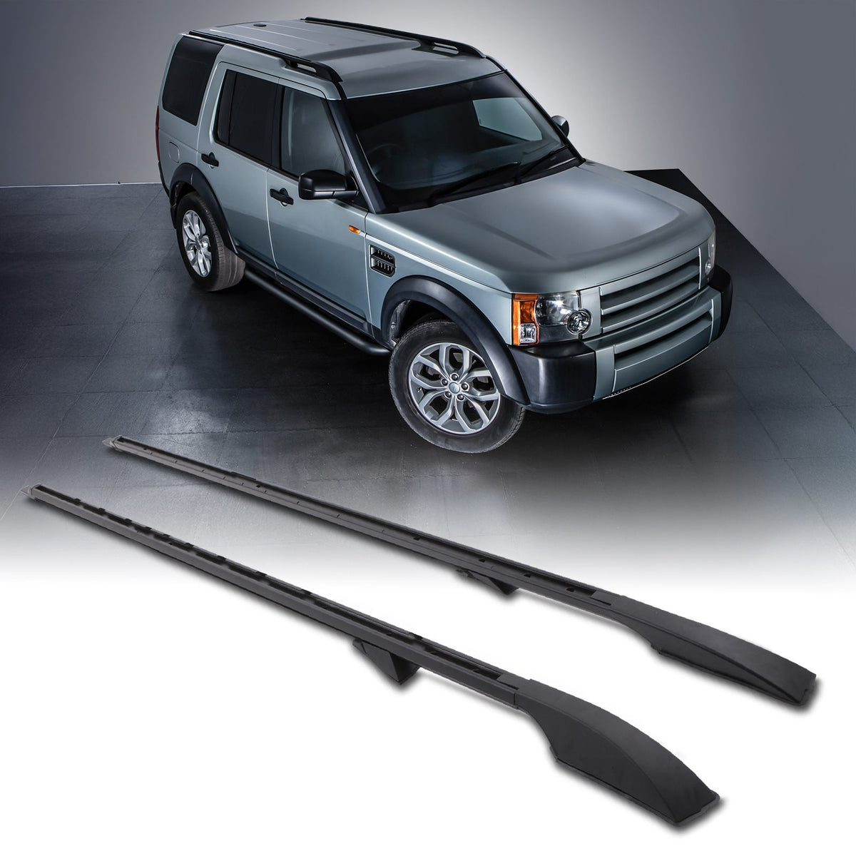 Black Roof Rails for Land Rover Discovery 4 L319 09-16