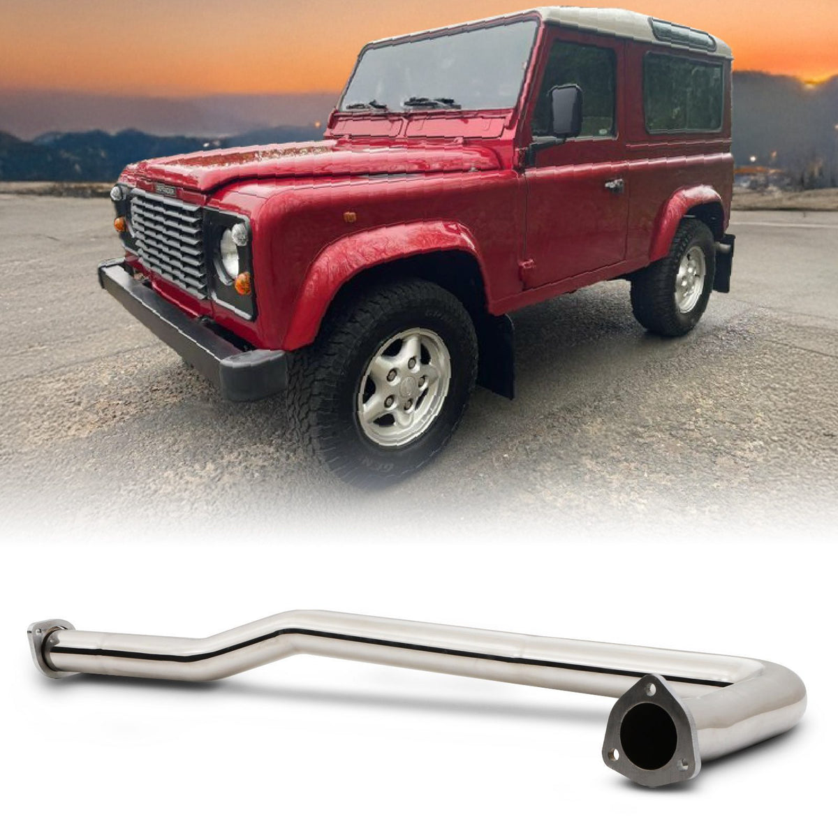 Decat Downpipe for Land Rover Defender 300TDI 2.5TD 94-98
