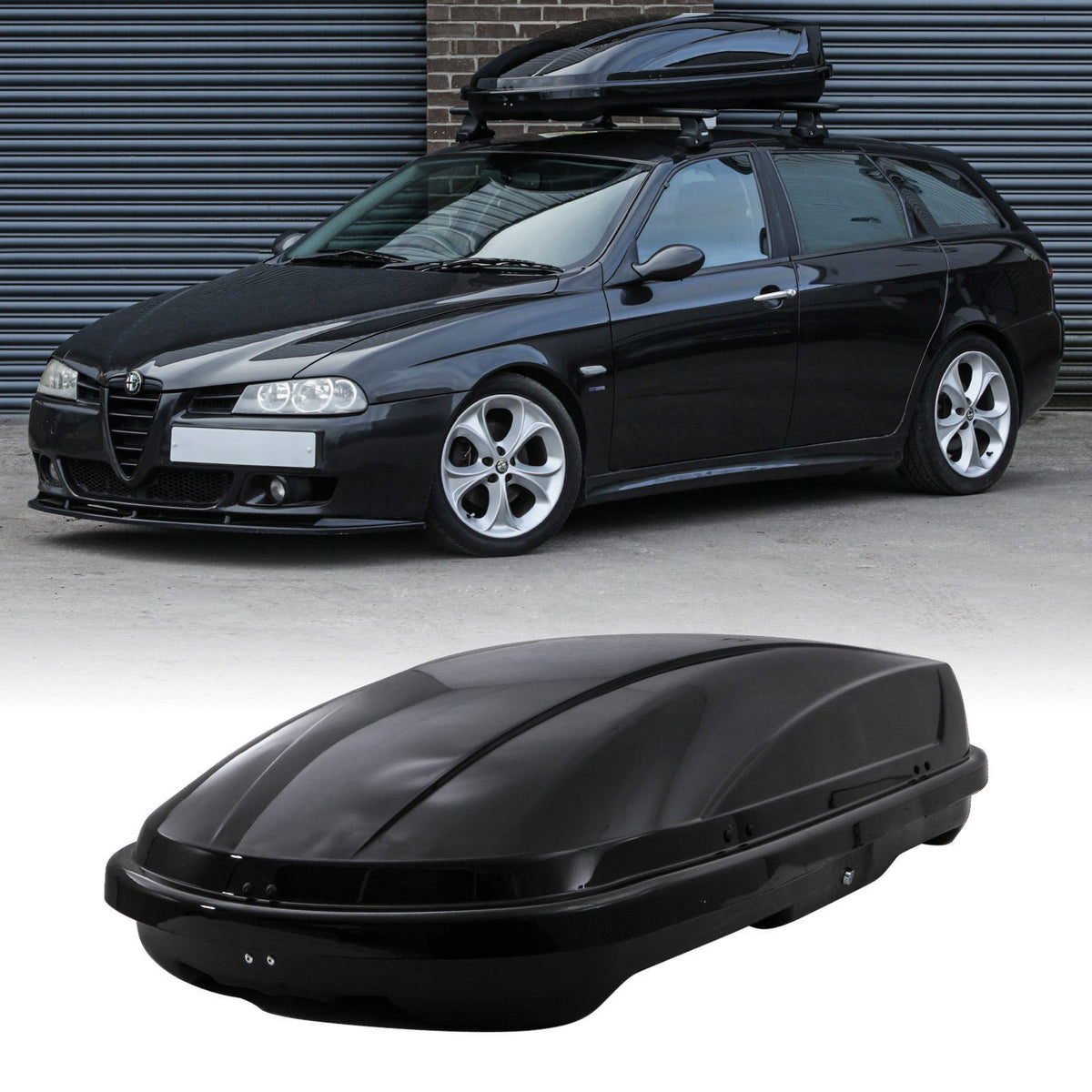 400L Universal Black Car Roof Box