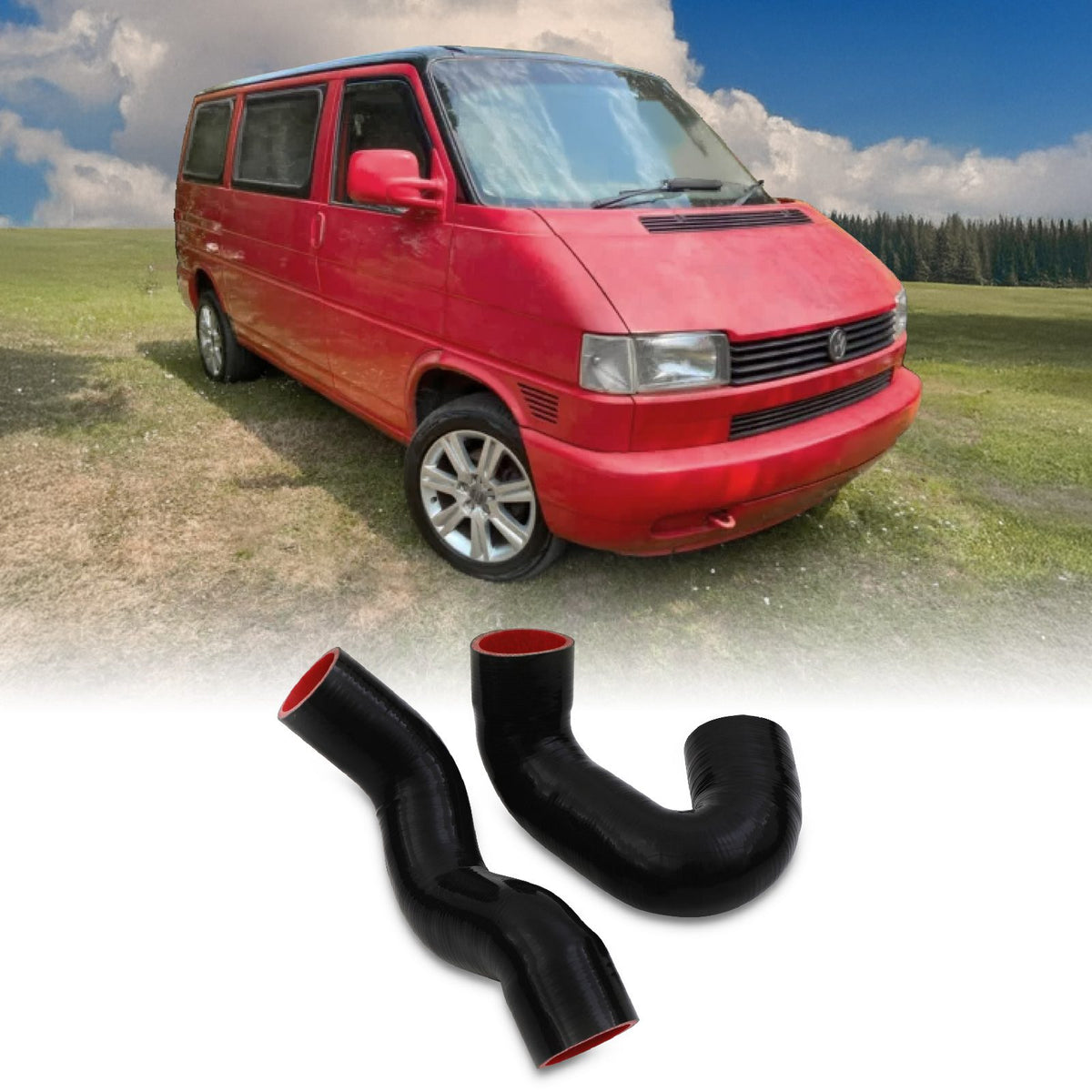 Silicone Boost Hose Kit for VW Transporter T4 2.5TDI 90-03