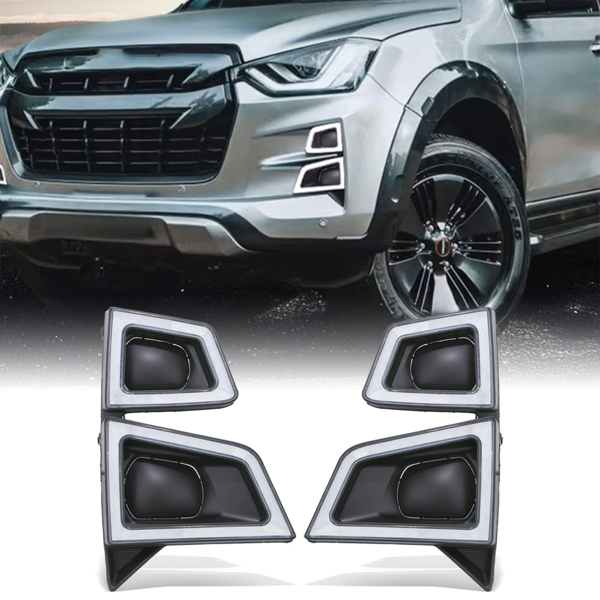 LED DRL Indicator Lights for Isuzu D-Max RG 2021+