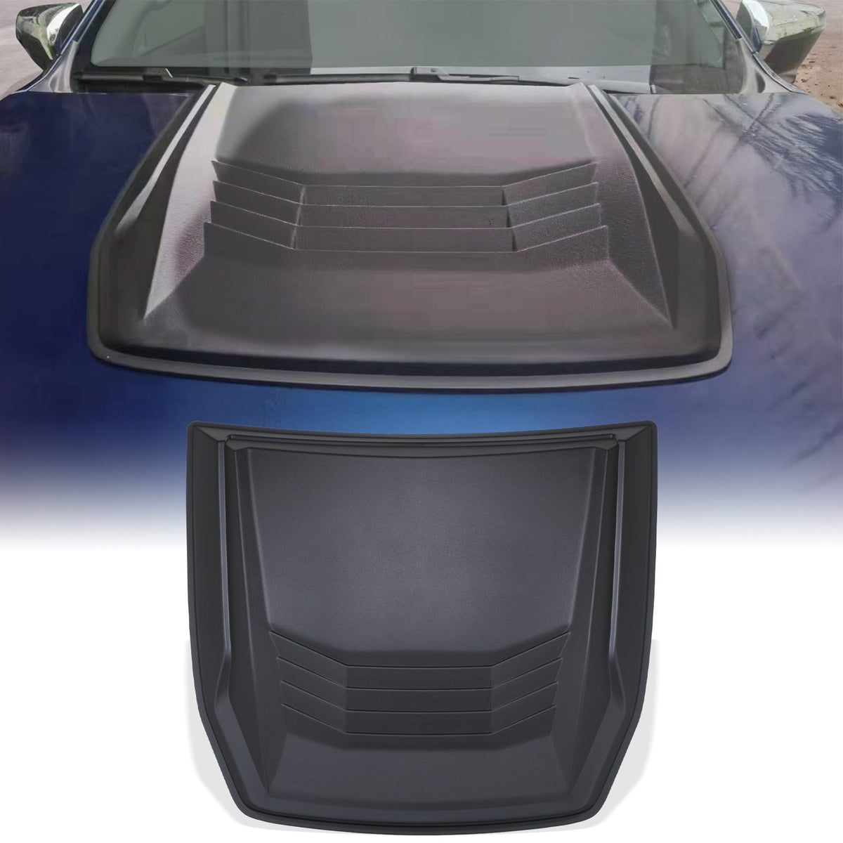 Matte Black Bonnet Scoop for Isuzu D-Max RG 2021+