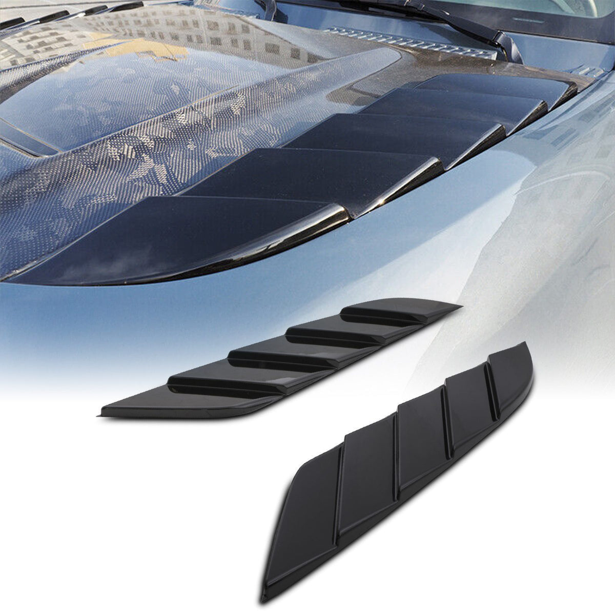 Black Bonnet Vent Kit for Land Rover Defender 90 110 L663 2020+