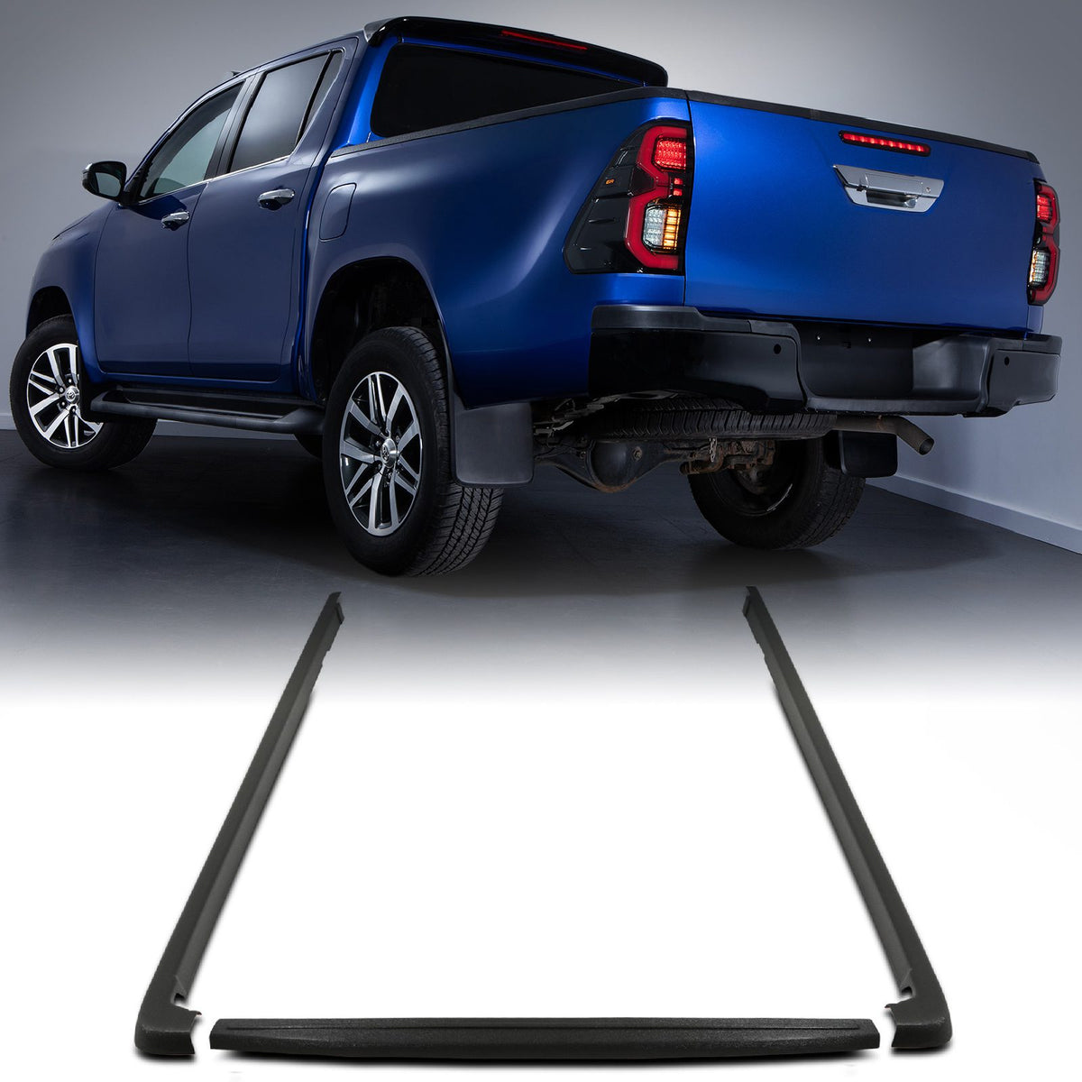 Protective Bed Rail Caps for Toyota Hilux Revo 2015-2020