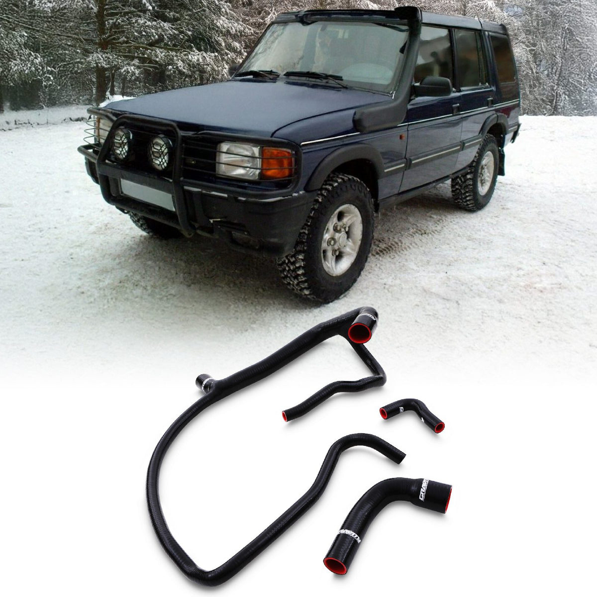 Silicone Radiator Hose Kit for Land Rover Defender 300TDI 2.5TDI 94-06