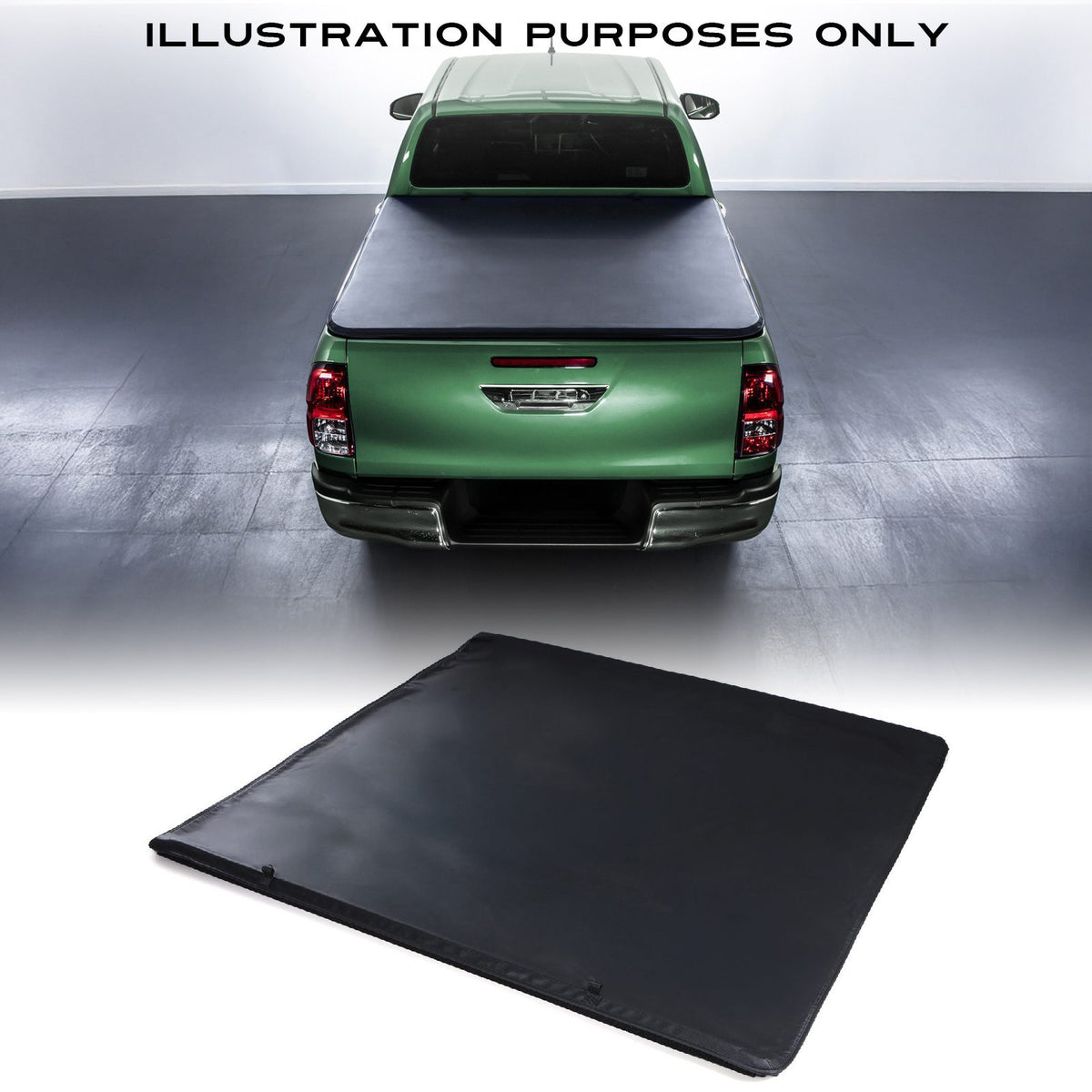 Locking Roll Top Soft Tonneau Cover for VW Amarok MK2 2023+