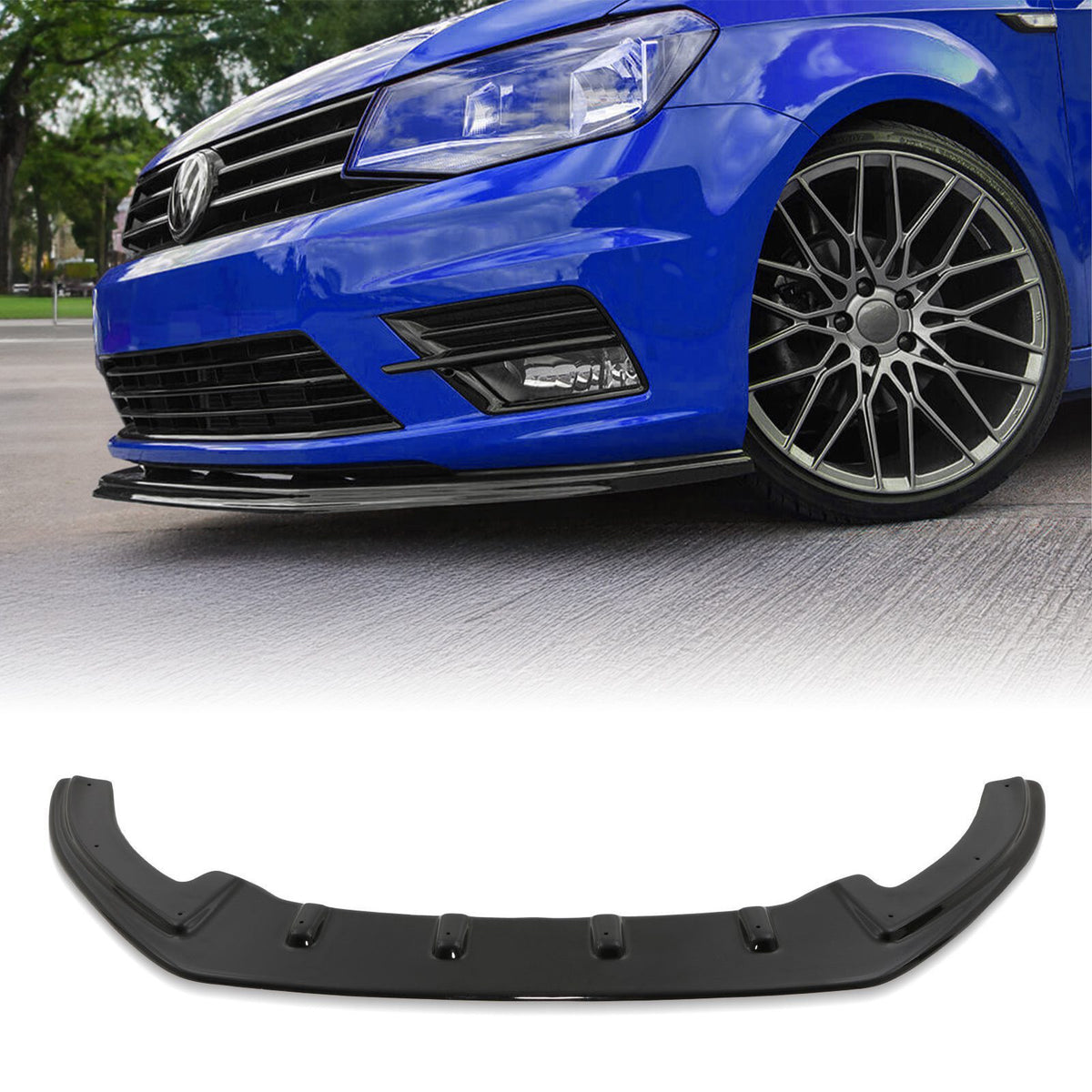 Front Bumper Splitter for Volkswagen Caddy 2K 15-20
