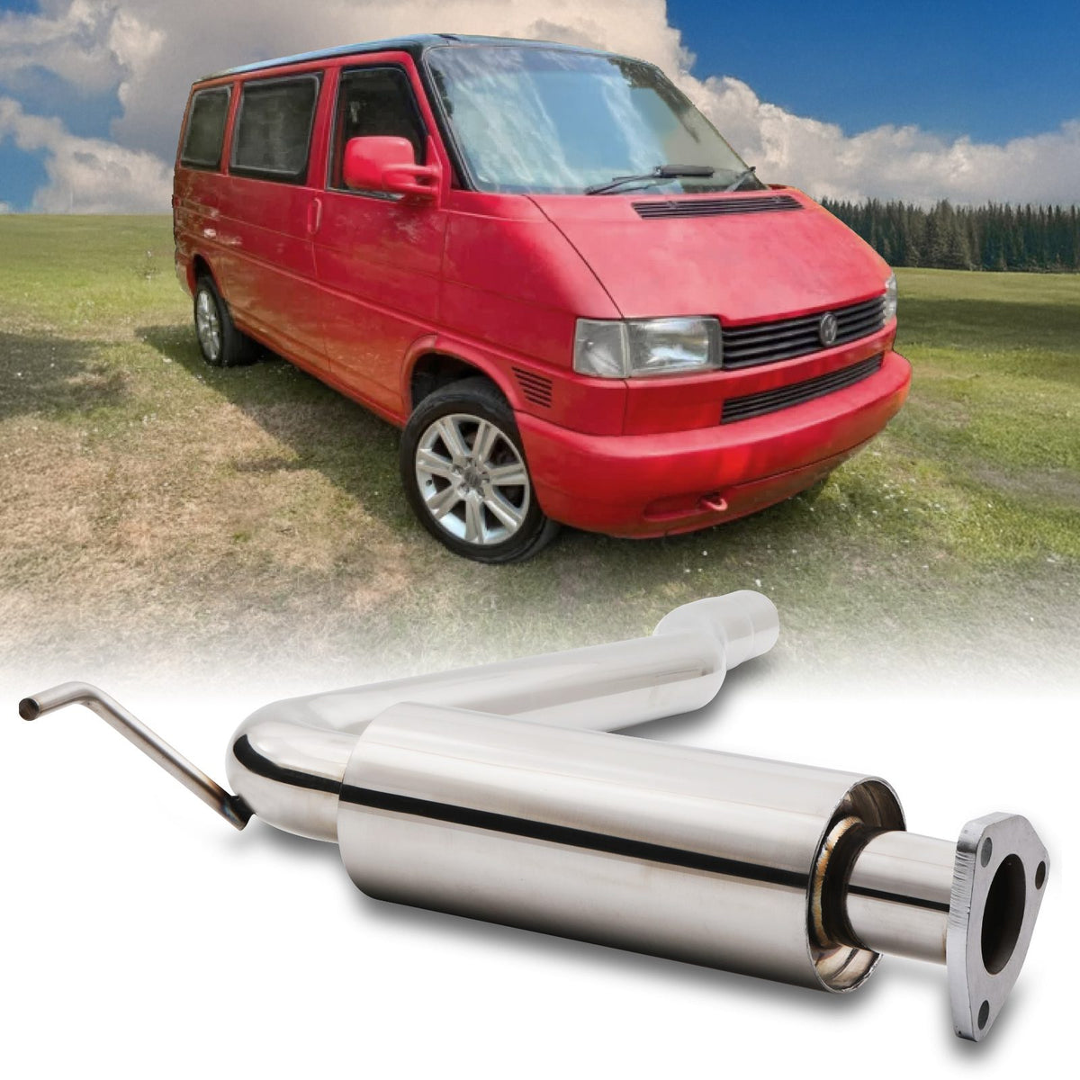Exhaust Decat Pipe for VW Transporter T4 1.9TD / 2.5TDI SWB 96-03