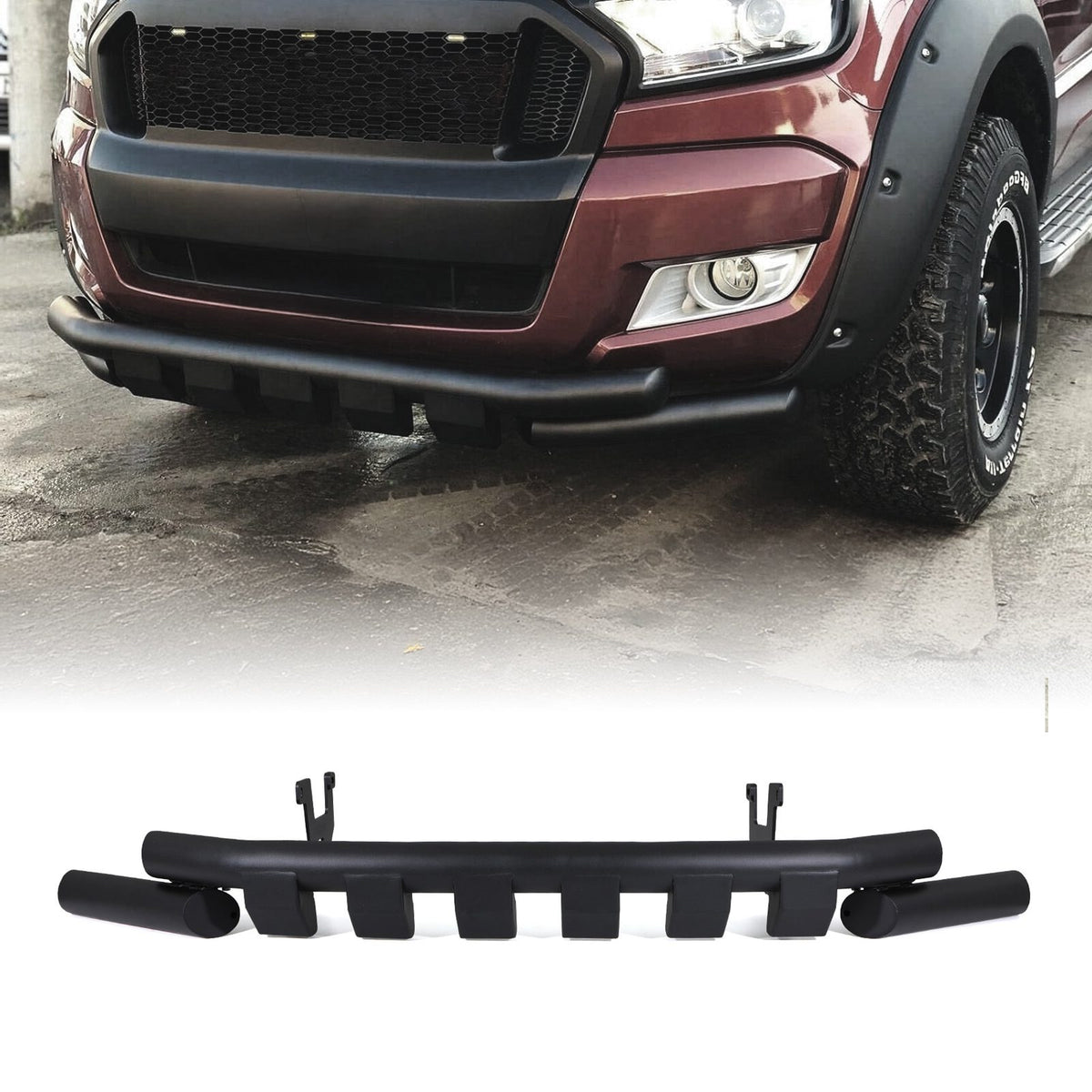 City Style Nudge Bar for Ford Ranger T7 T8 15-22