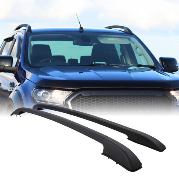 Black Roof Rails for Ford Ranger T6 12-15