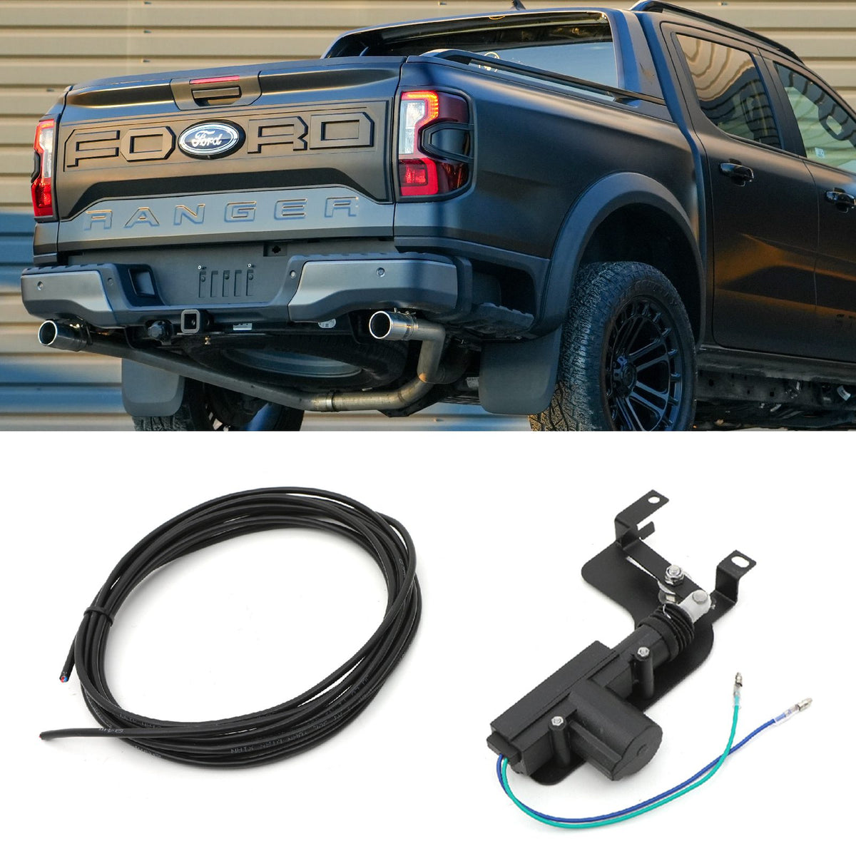 Rear Tailgate Central Locking Kit for Ford Ranger T9 2023+