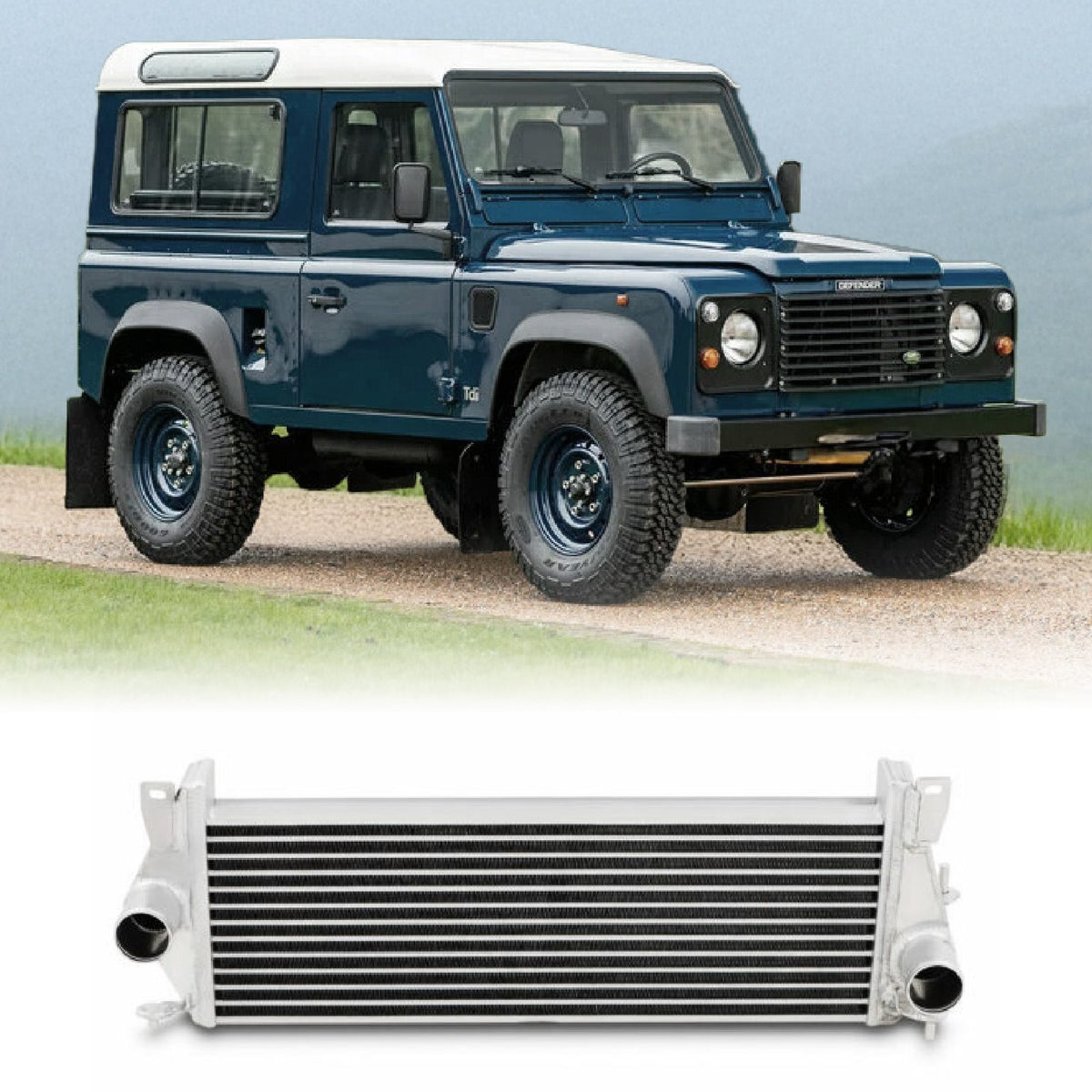 Front Mount Intercooler Core for Land Rover Defender TD5 2.5 TD 98+
