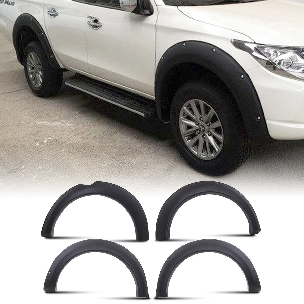Wide Body Arch Fender Flare Kit for Mitsubishi L200 Triton 15+