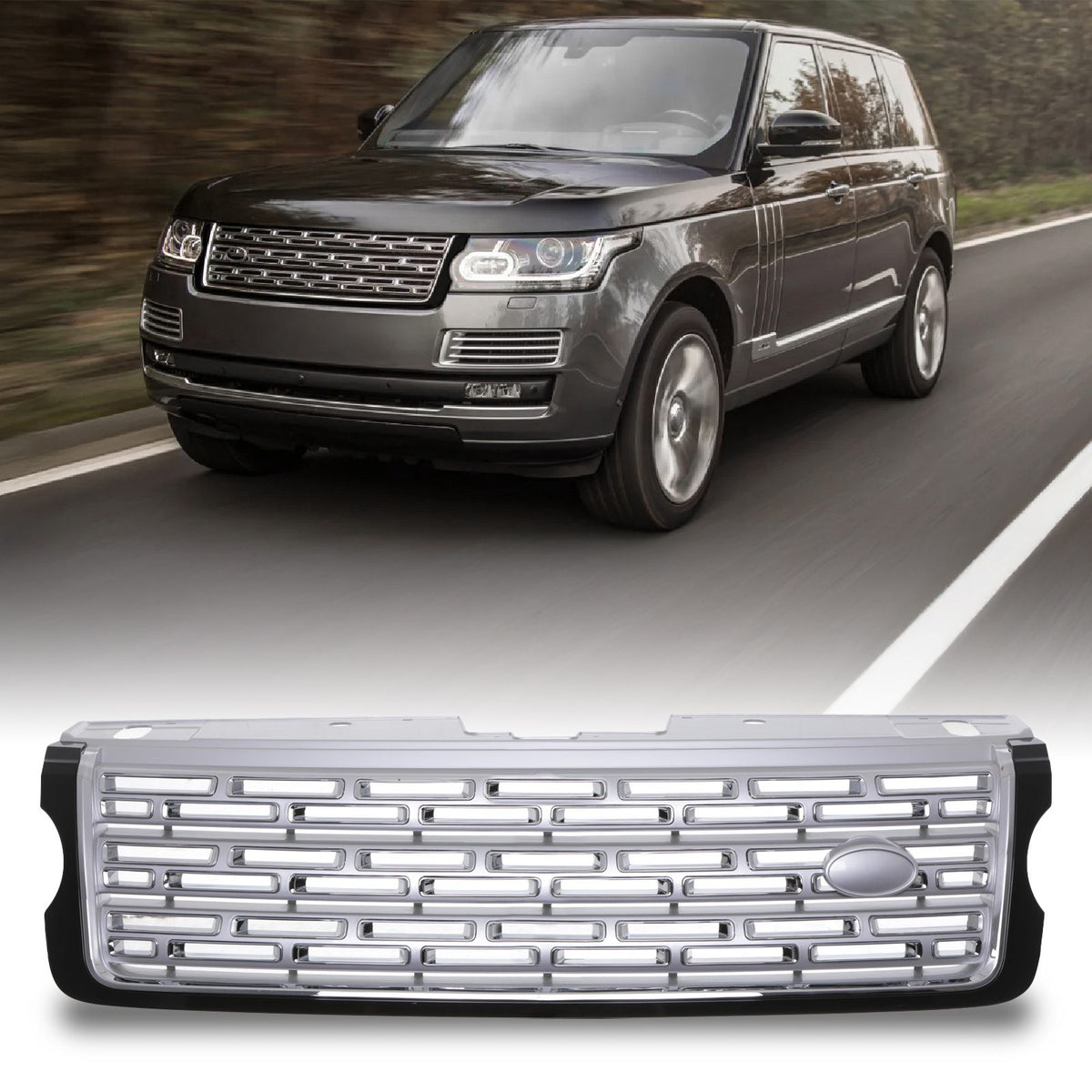 Front Black & Silver SVA Style for Range Rover Vogue SV Autobiography L405