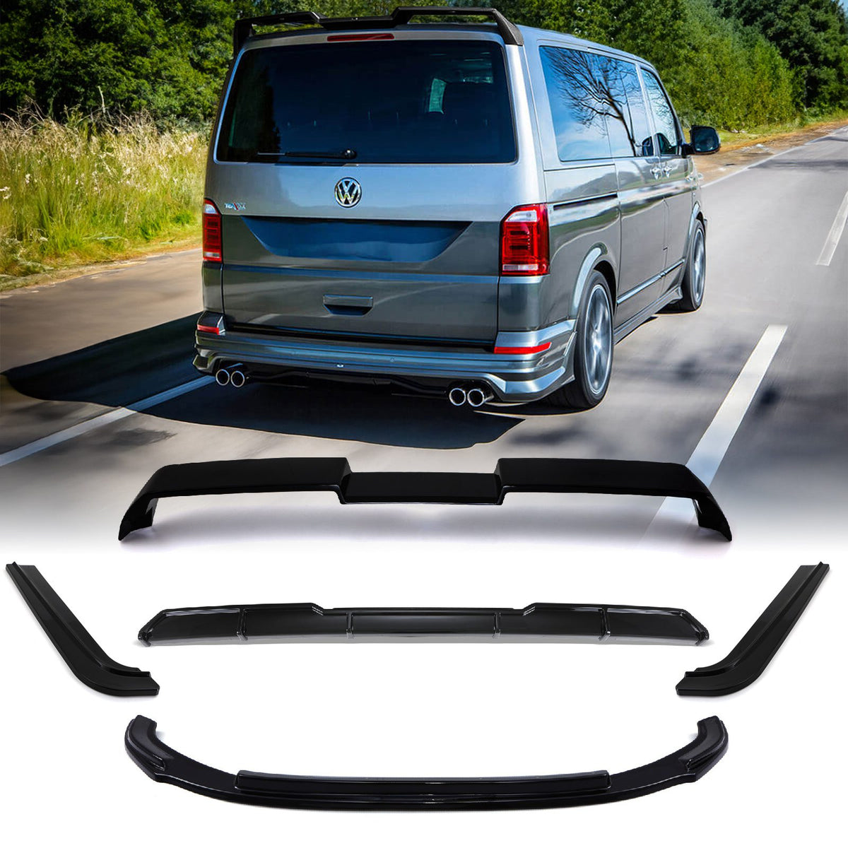 Front & Rear Aero Kit for VW Transporter T6/T6.1 Tailgate 2016+