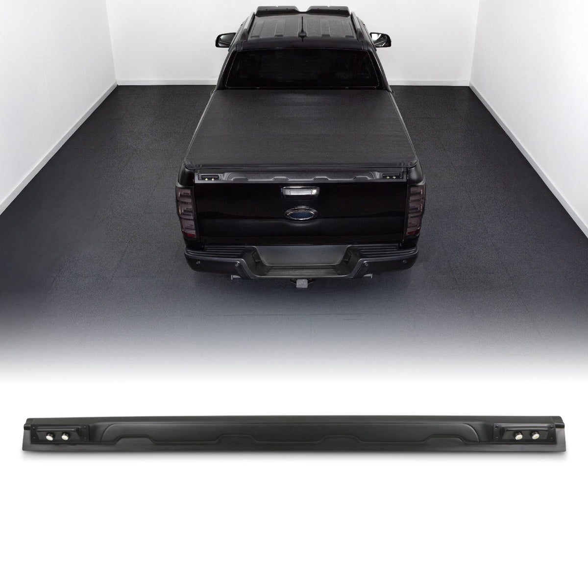 Tailgate Guard + LED Lights for Ford Ranger T6 / T7 / T8 - 12-21