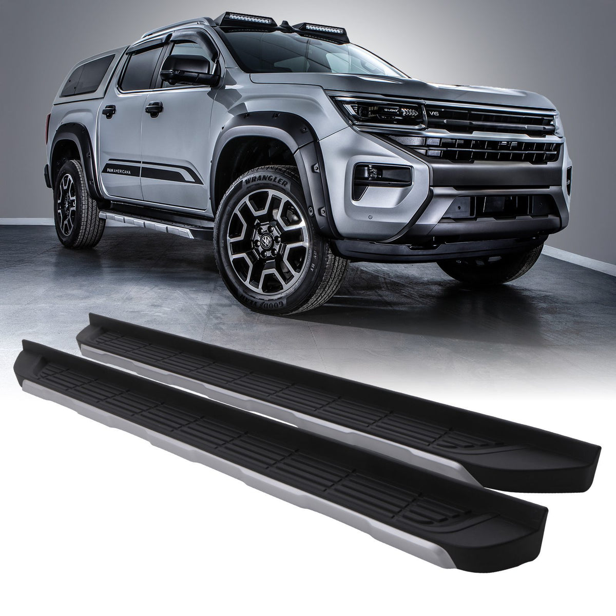 Aluminium Side Steps for VW Amarok MK2 2023+