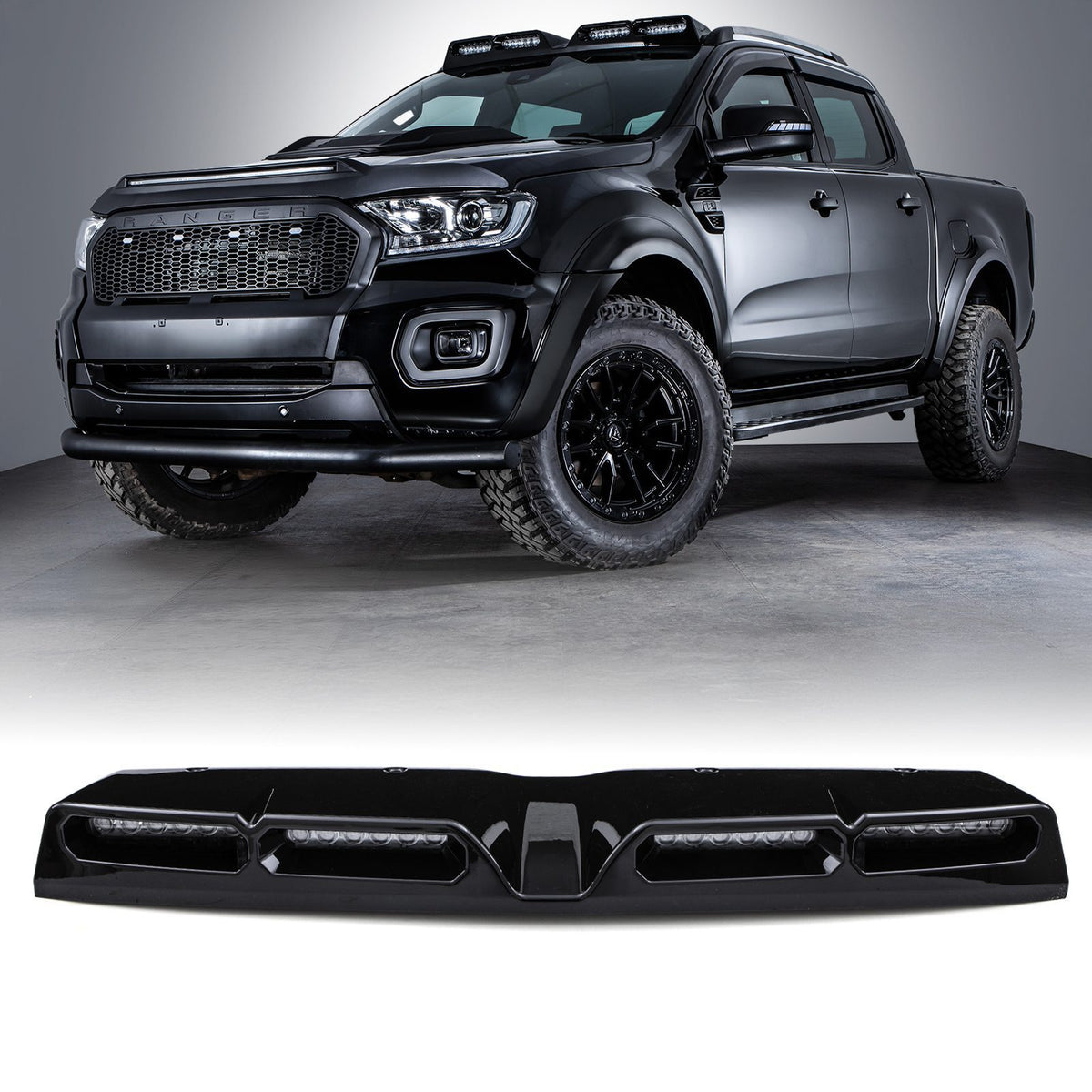 Quad Roof Light With LED Lights for Ford Ranger T8 2019-2022