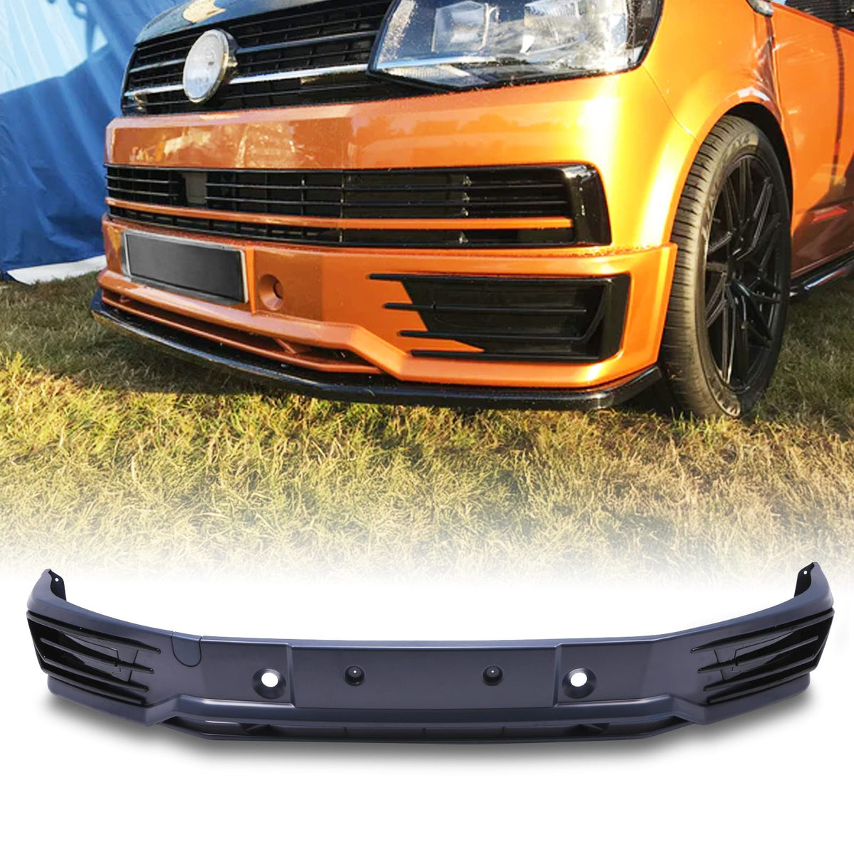 Sportline Front Bumper Splitter / Valance for VW Transporter T6