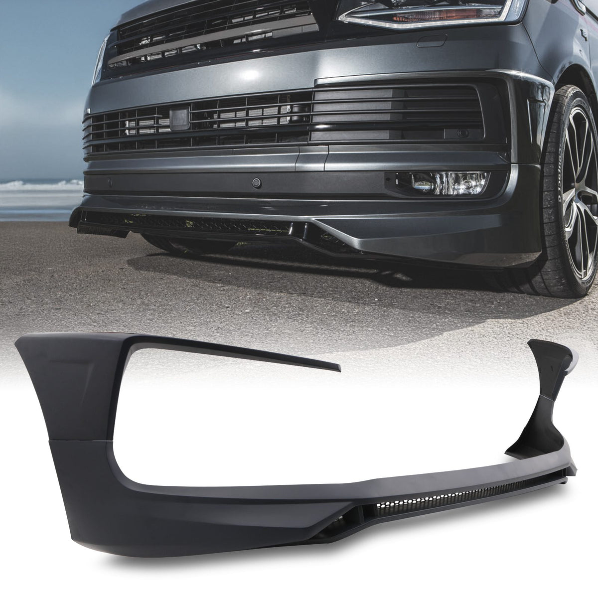 Front Bumper Spoiler Lip Valance for VW Transporter T6 16+