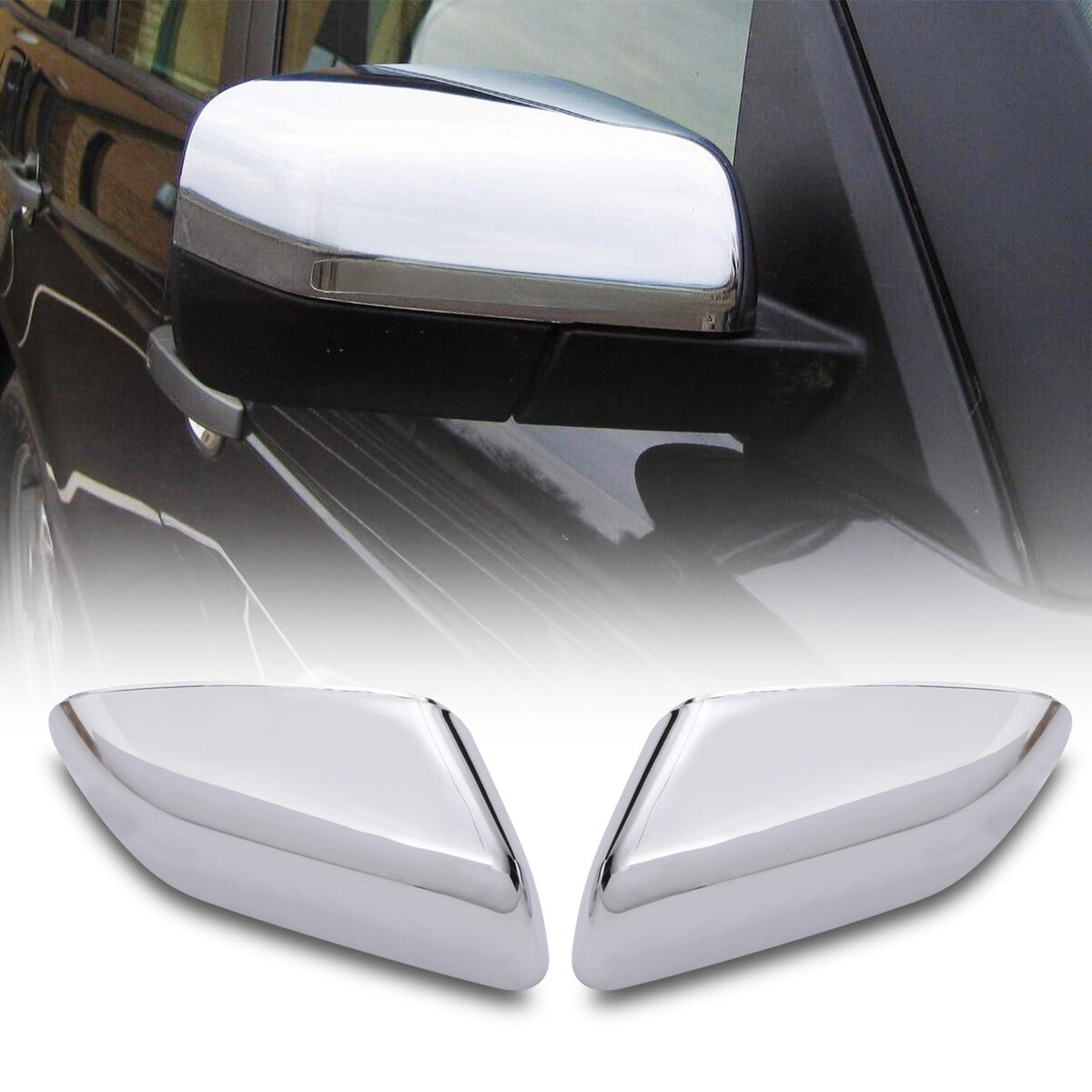 2 X Chrome Wing Side Mirror Covers for Range Rover Vogue L322 10-12