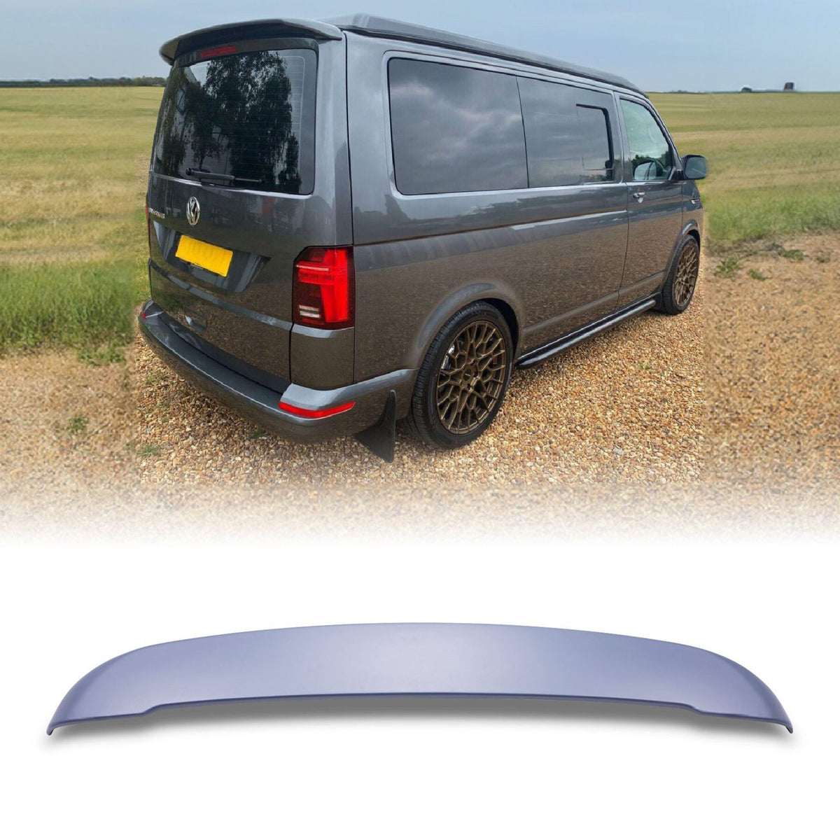 OEM Look Rear Door Tailgate Wing Spoiler for VW Transporter T6 16+