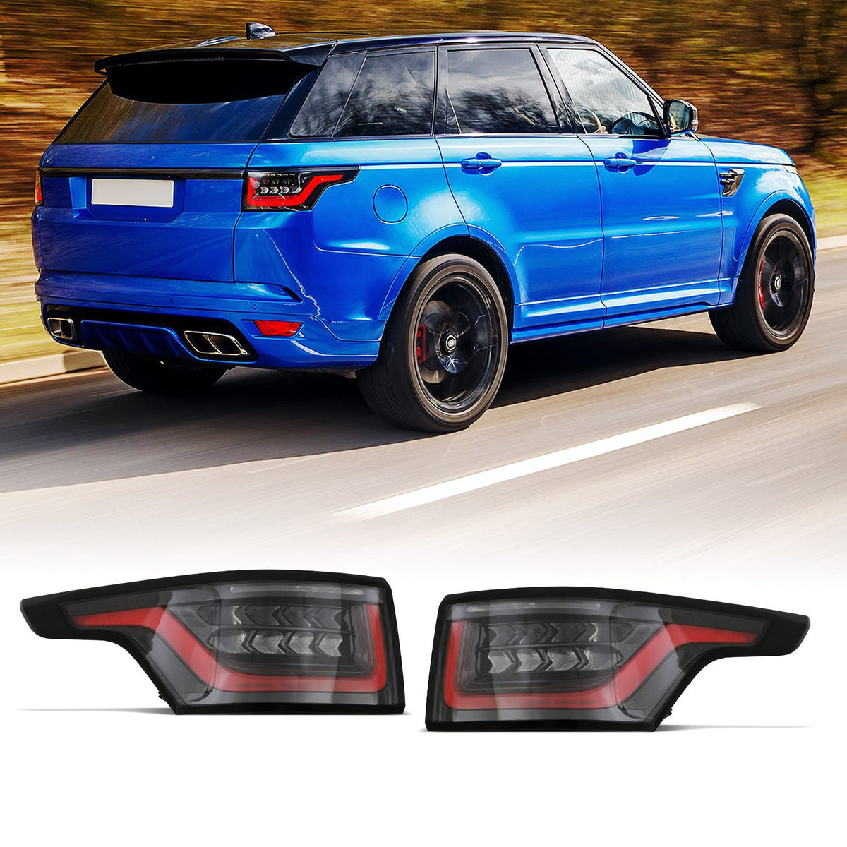 Rear LED Tail Lights for Range Rover Sport L494 13-17