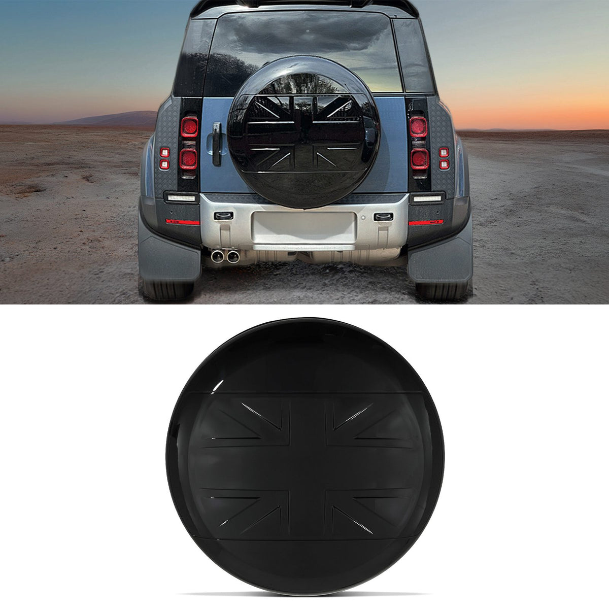 Union Jack Spare Wheel Cover for Land Rover Defender L663 2020+