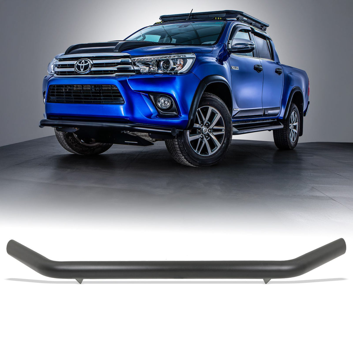 City Style Front Lower Spoiler Bull Bar for Toyota Hilux Mk8 Revo 2015+
