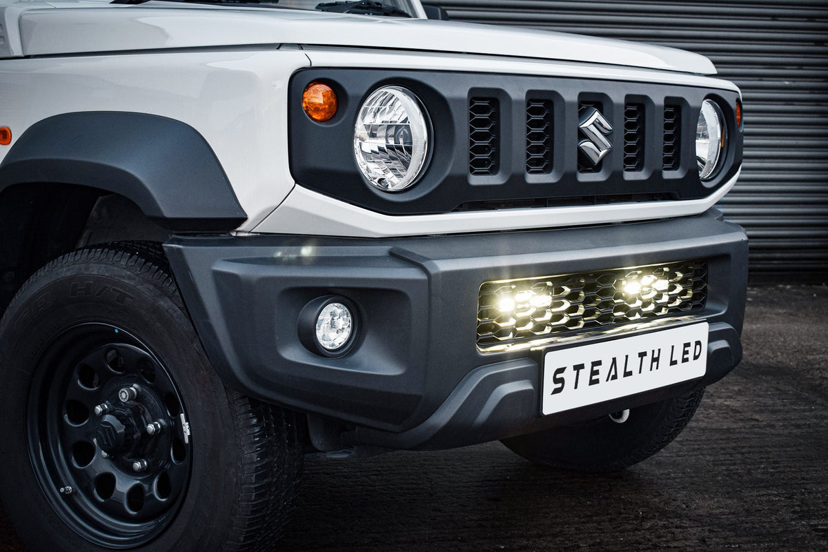 Stealth LED Suzuki Jimny 2018+ Twin 6" Luminous LED Integration Grille Kit - 5,760 Lumens