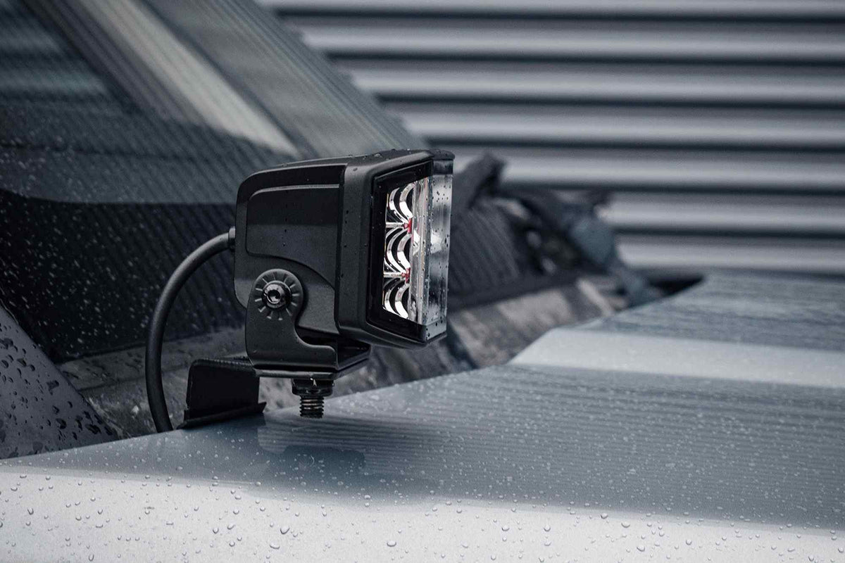 Stealth LED Land Rover Discovery 3 2004-2009 Twin 4" Dark Force LED Bonnet Kit - 16,800 Lumens