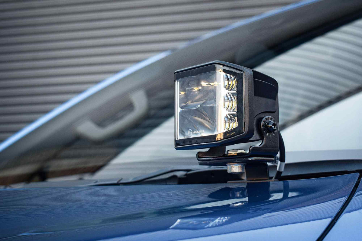 Stealth LED Toyota Hilux MK8 2015-2020 Twin 4" Dark Force LED Bonnet Kit - 16,800 Lumens