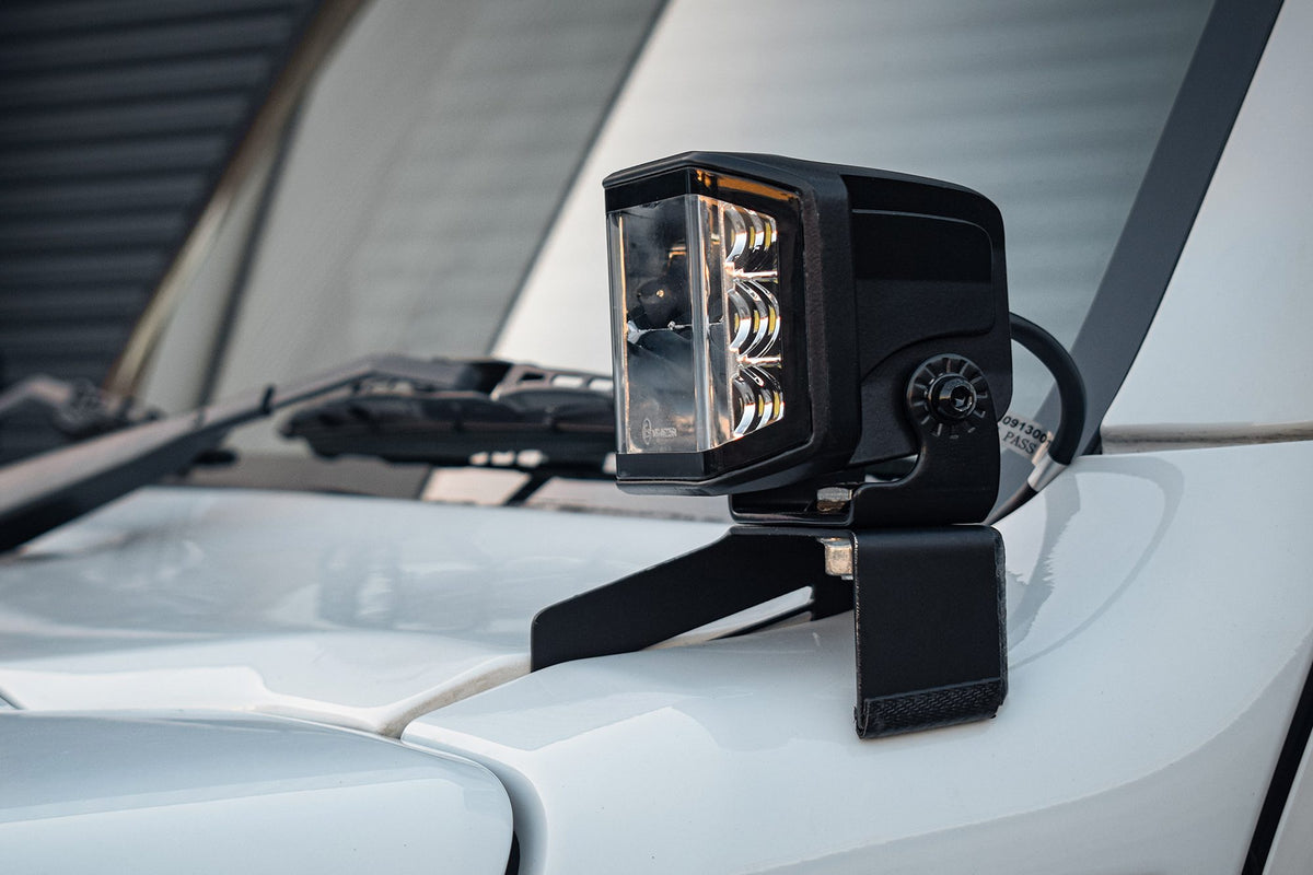 Stealth LED Suzuki Jimny 2018+ Twin 4" Dark Force LED Bonnet Kit - 16,800 Lumens