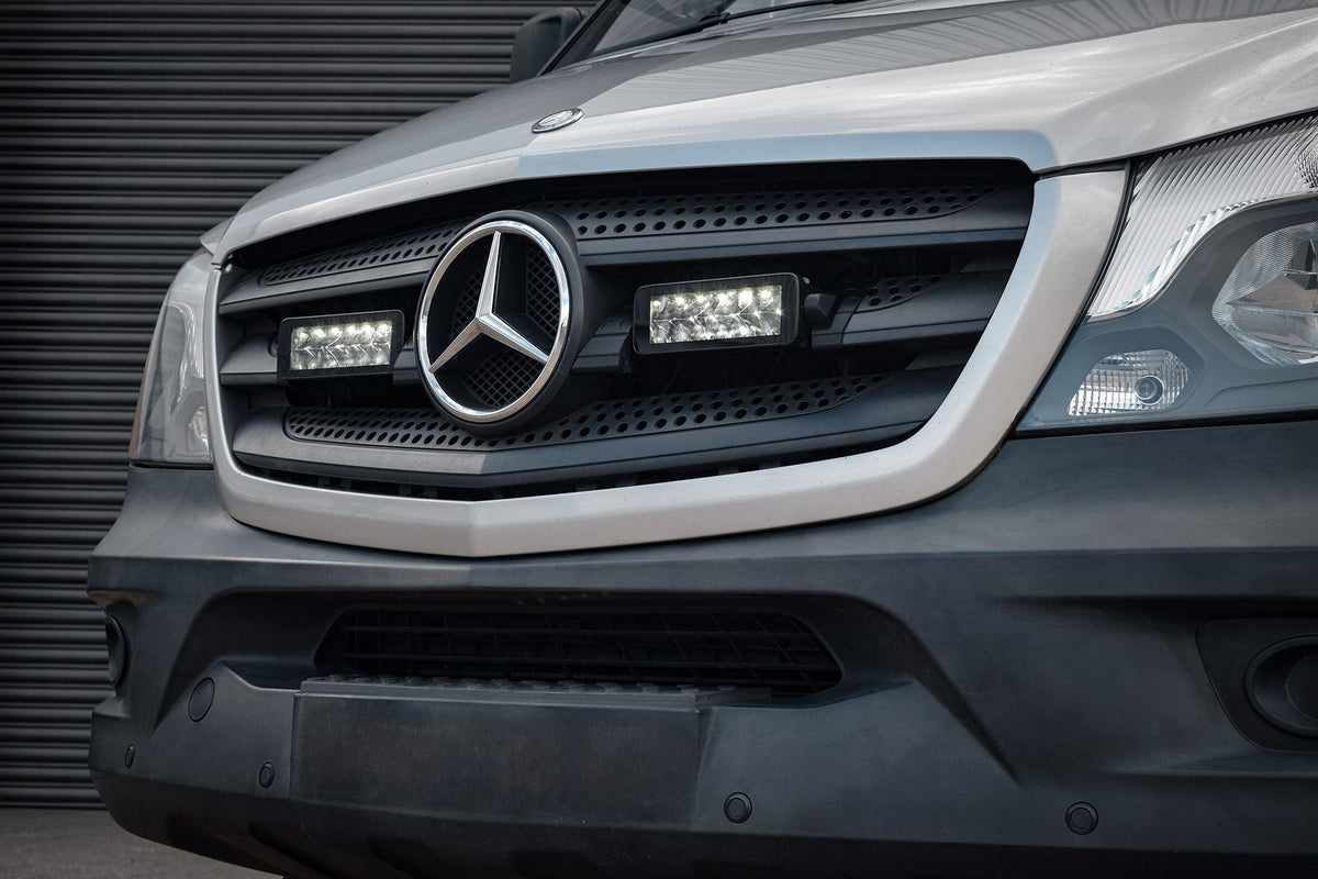 Stealth LED Mercedes Sprinter 2013-2018 Twin 7" Luminous LED Integration Kit - 10,080 Lumens