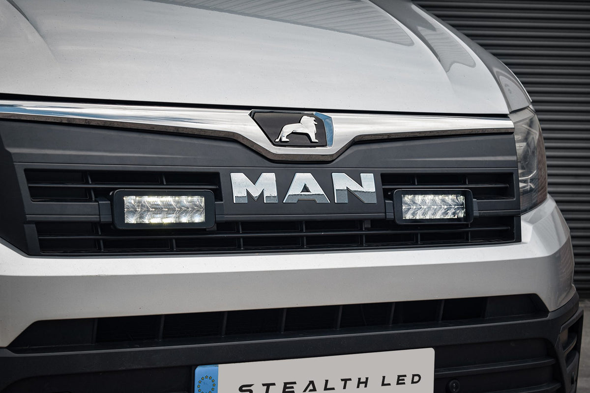 Stealth LED MAN TGE 2017+ Twin 7" Luminous LED Integration Kit - 10,080 Lumens
