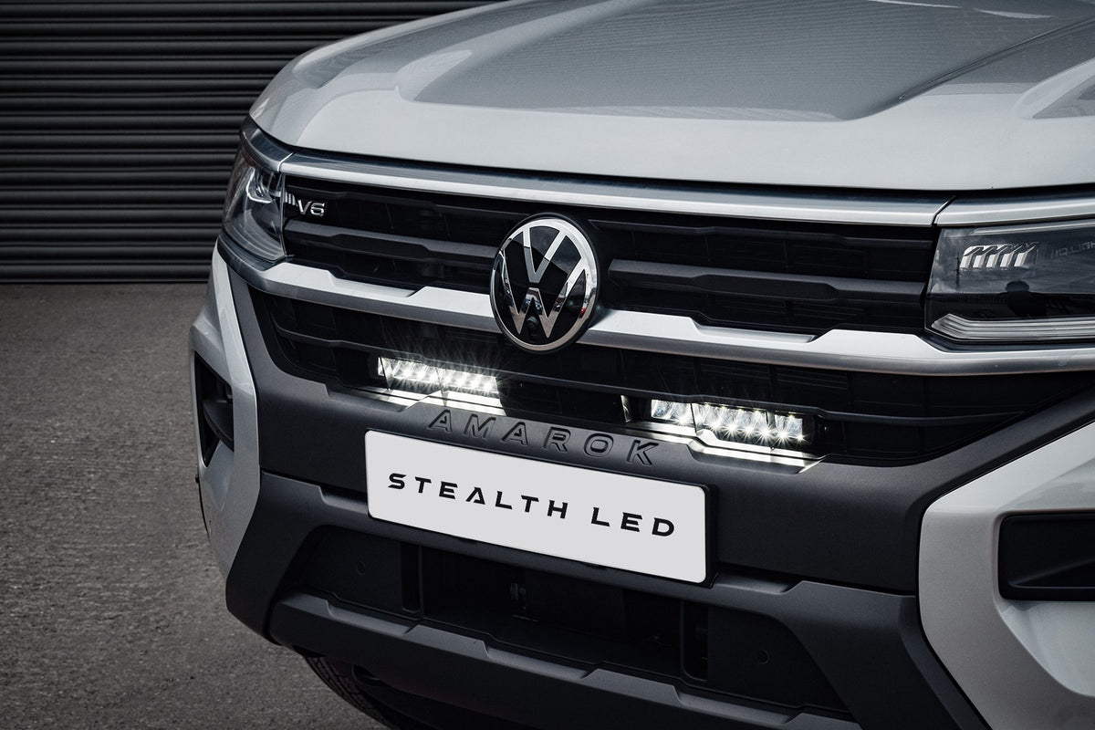 Stealth LED VW Amarok 2023+ Twin 10" Luminous LED Integration Grille Kit - 7,560 Lumens