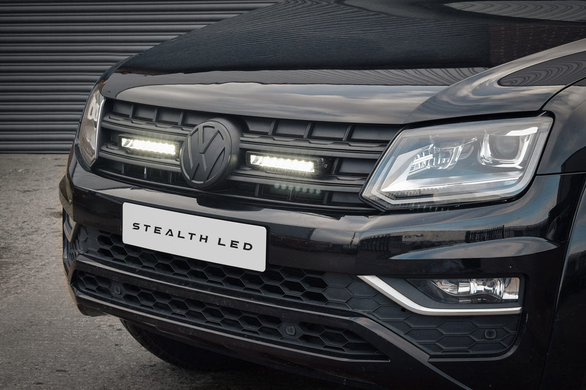 Stealth LED VW Amarok 2016-2022 Twin 10" Luminous LED Integration Grille Kit - 7,560 Lumens