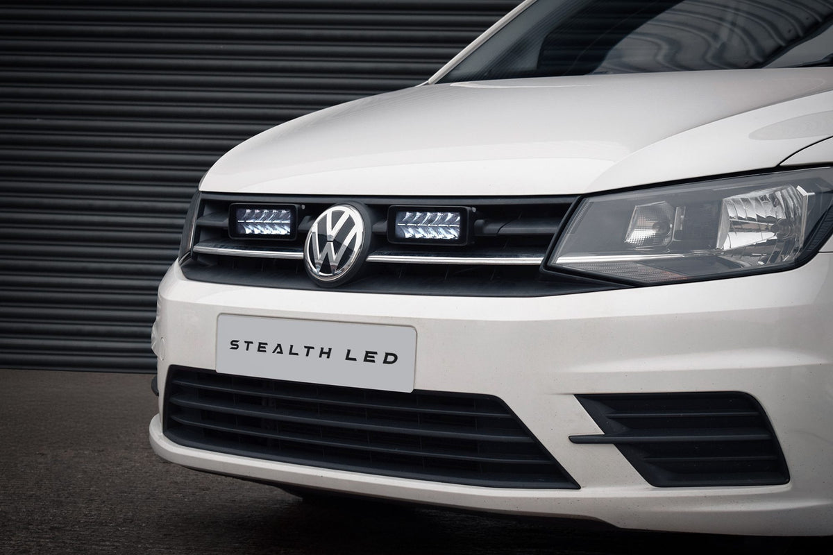 Stealth LED VW Caddy Highline 2015-2020 Twin 7" Luminous LED Integration Kit - 10,080 Lumens