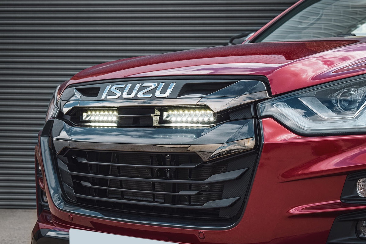 Stealth LED Isuzu D-Max 2023+ Twin 10" Luminous LED Integration Grille Kit - 7,560 Lumens