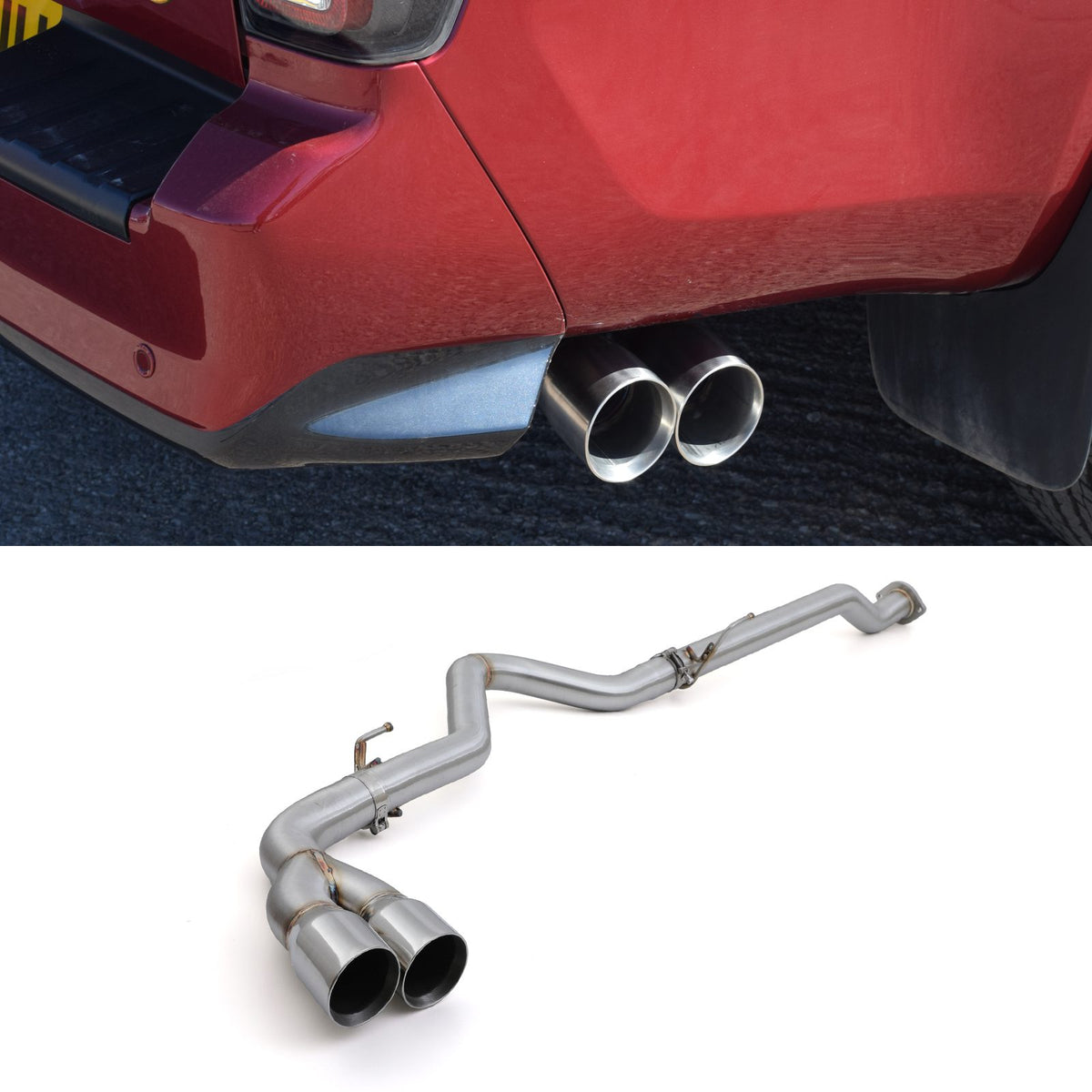 Side Exit Cat Back Exhaust System for Isuzu D-Max RG 2019+