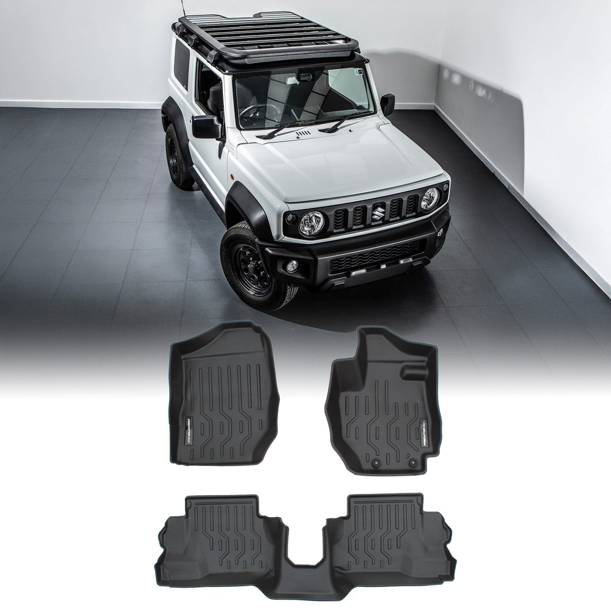 Rubber Floor Mats for Suzuki Jimny MK4 JB74W Automatic 2018+